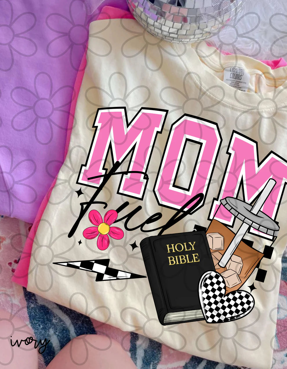 Mom Fuel Bible Coffee DTF Transfer