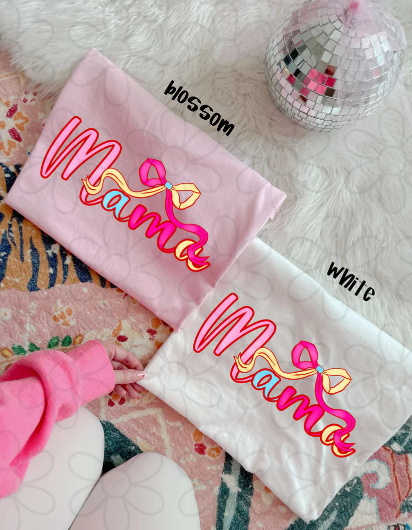 Spring Bow Mama DTF Transfer