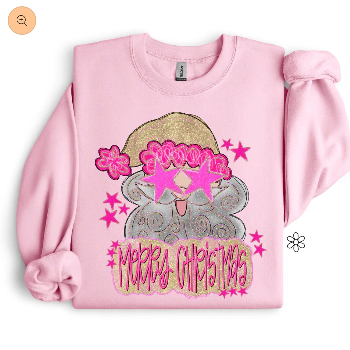 Glitter Merry Christmas Shirt