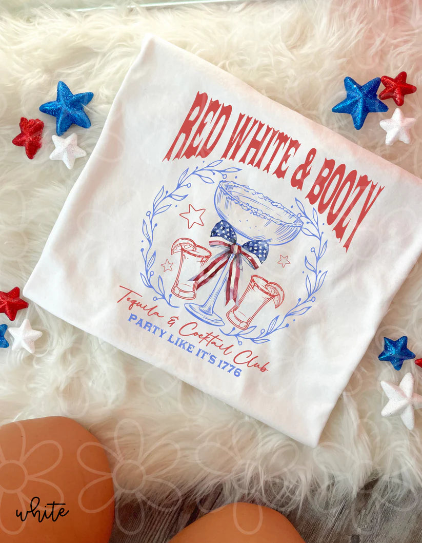 Red White & Boozy DTF Transfer