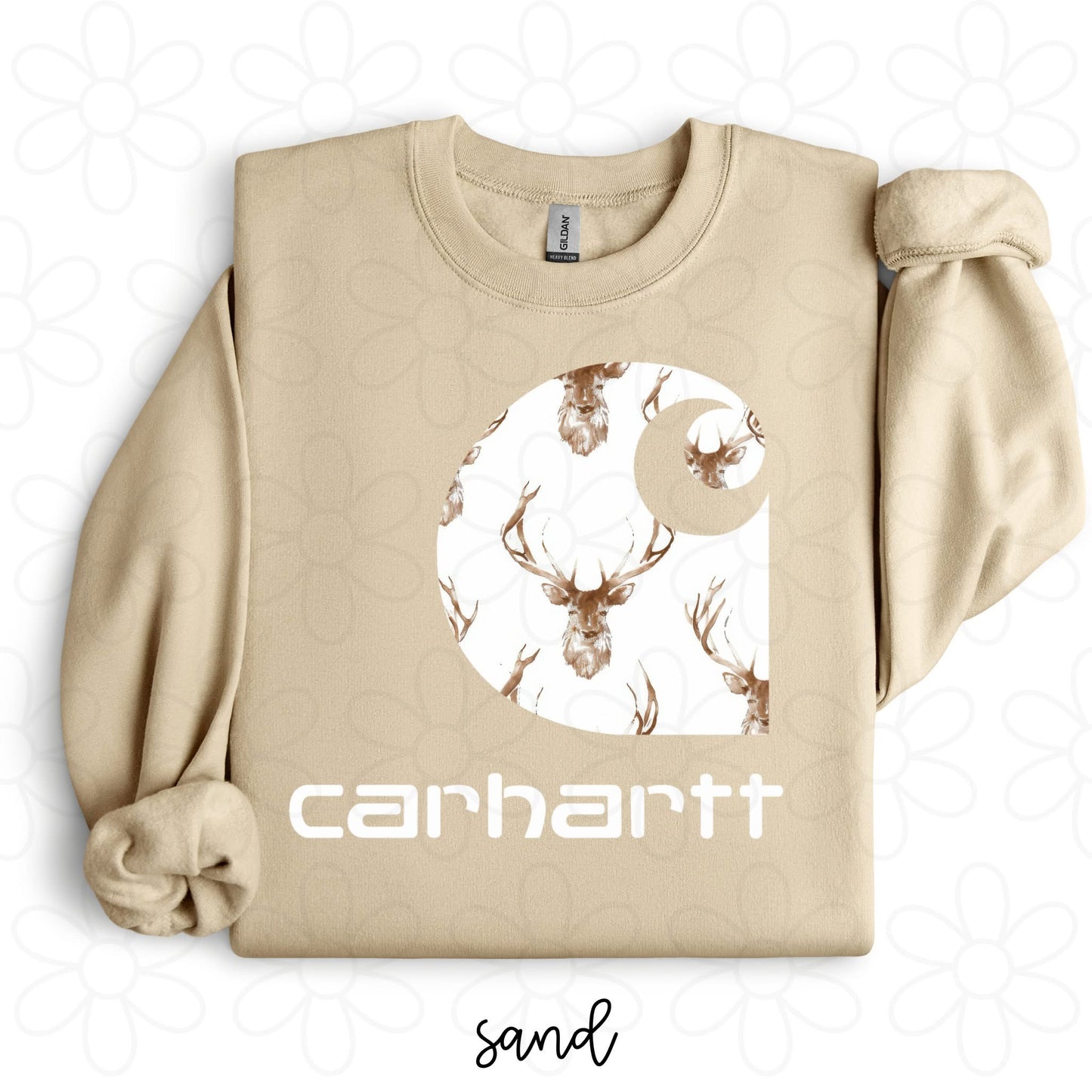 Carhartt Deer DTF Transfer