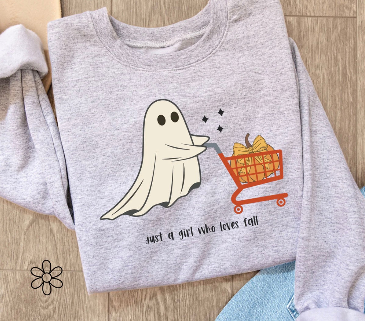 Just A Girl Who Loves Fall DTF Transfer Only