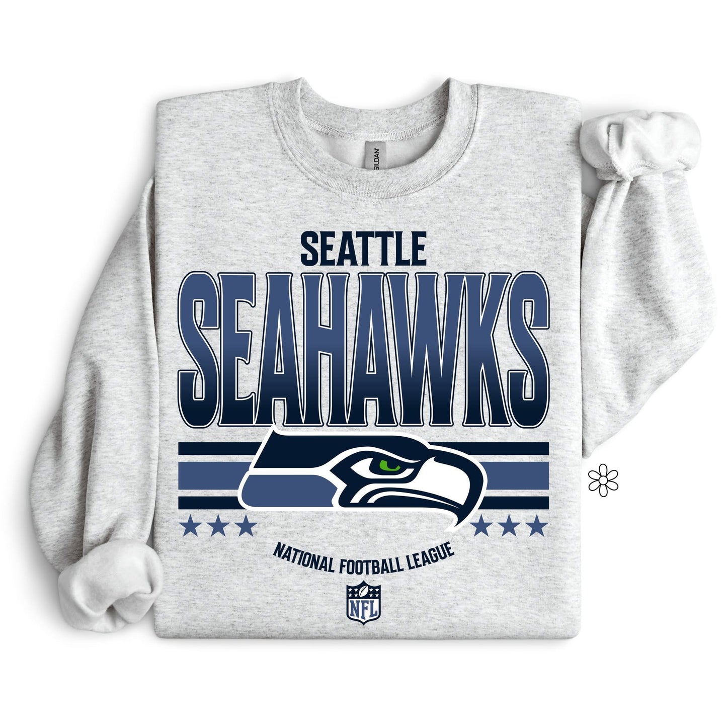 Retro Seahawks DTF Transfer Only