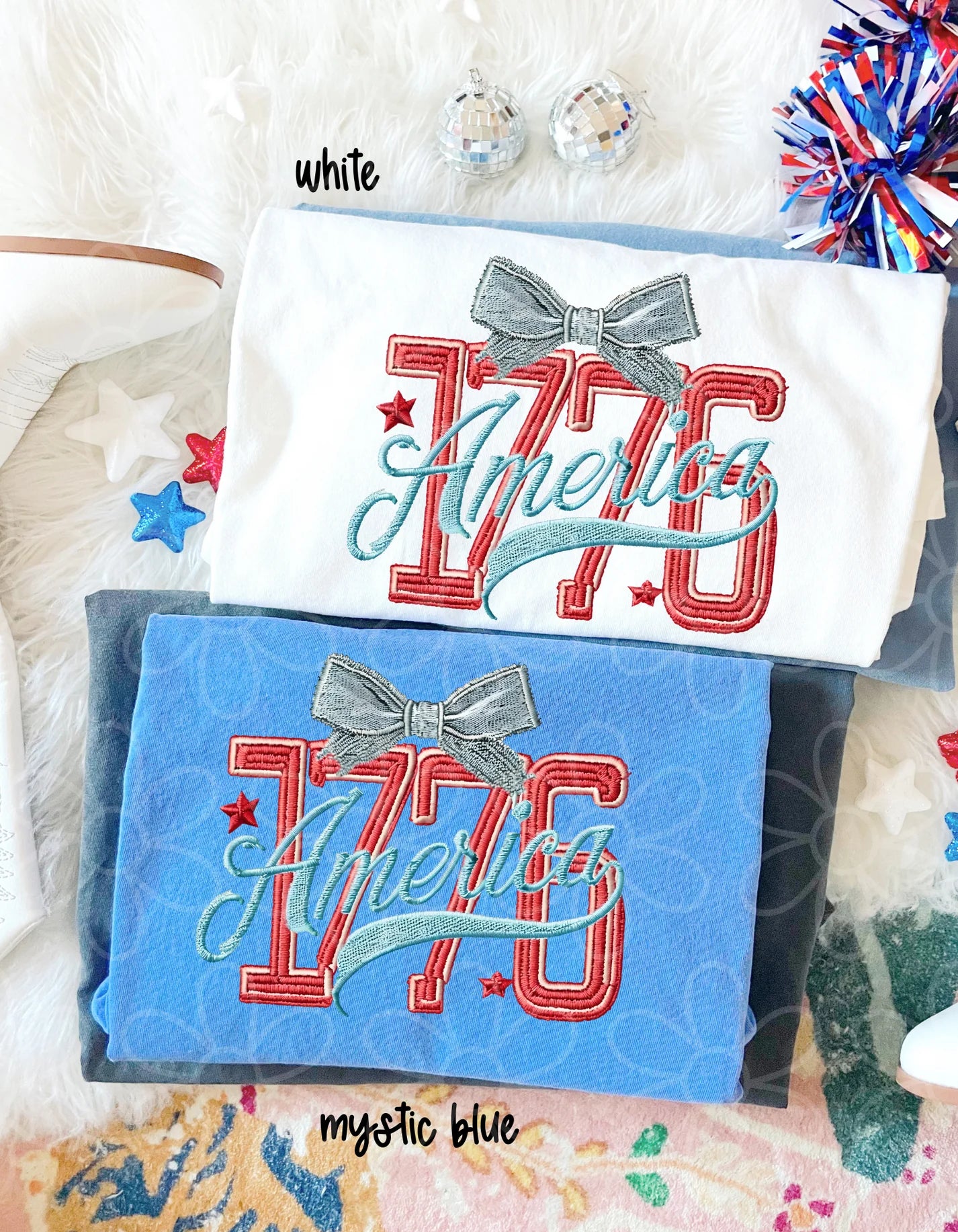 1776 America Bow DTF Transfer