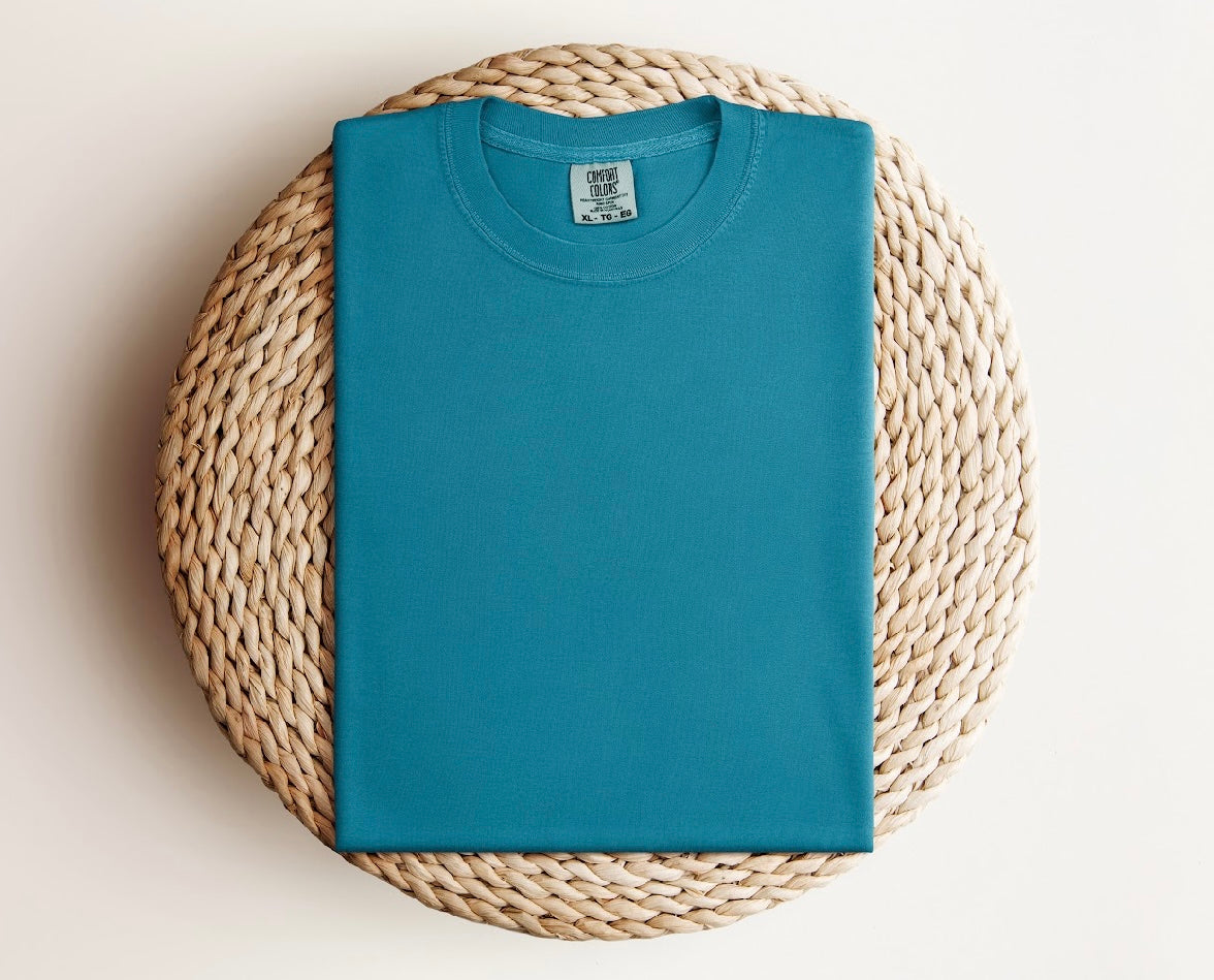 Topaz Blue Comfort Color 1717