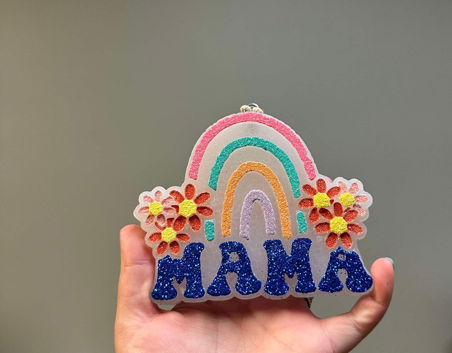 Rainbow Mama Car Freshie