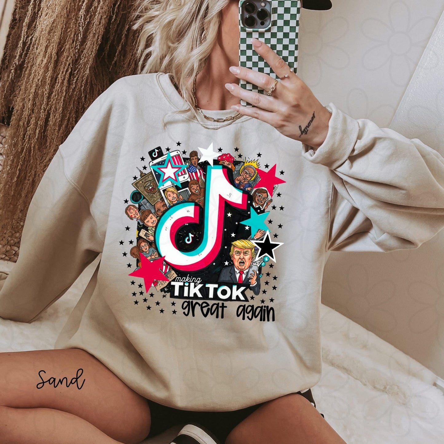 Making TikTok Great Again DTF Transfer