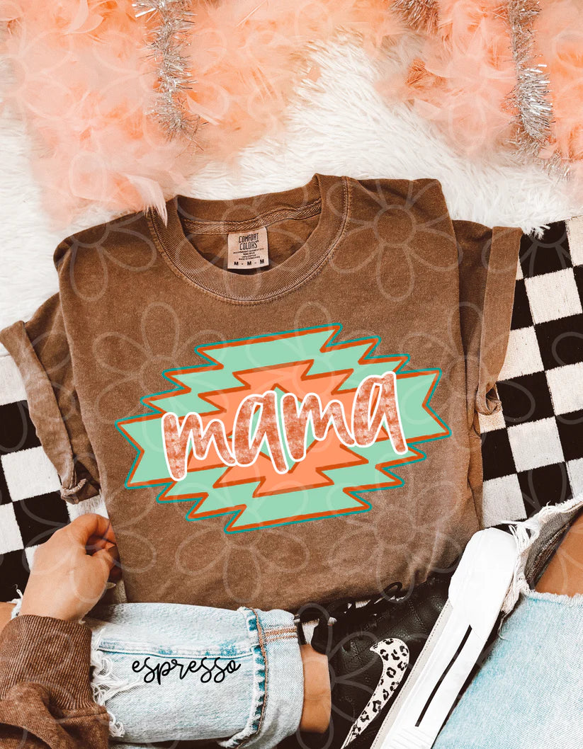 Western Aztec Mama DTF Transfer