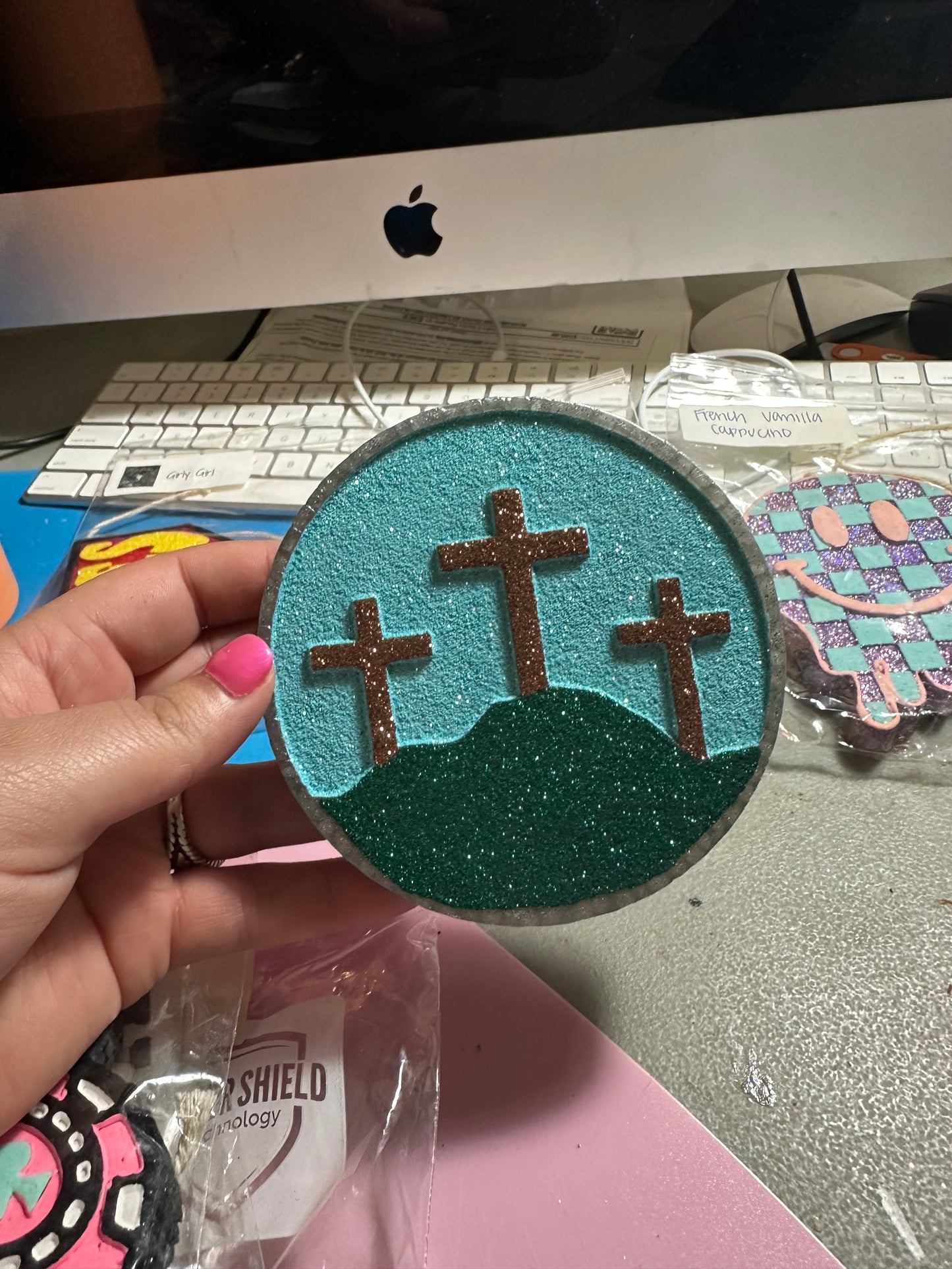 Calvary Circle Car Freshie