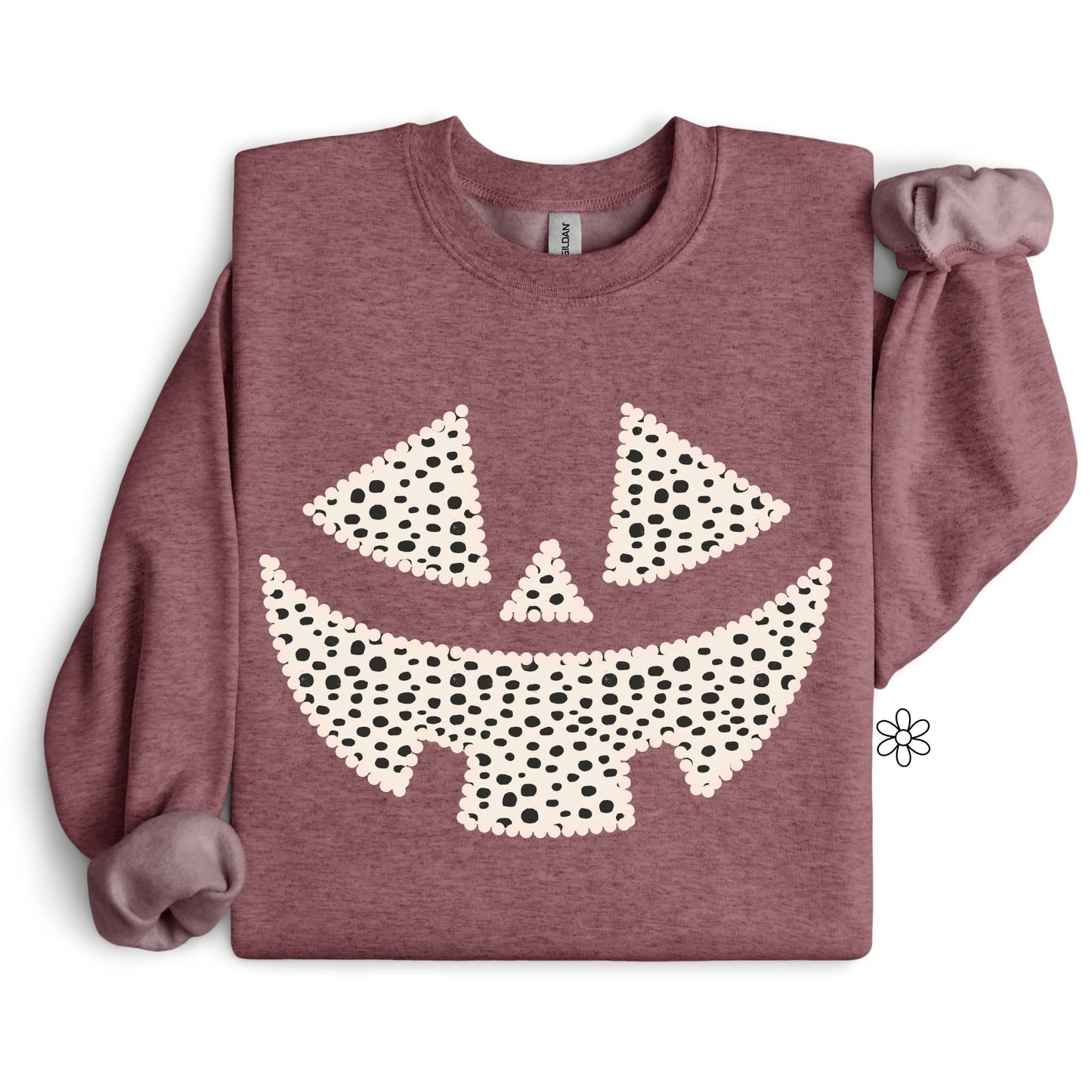 Dalmation Jack-O-Lantern DTF Transfer Only