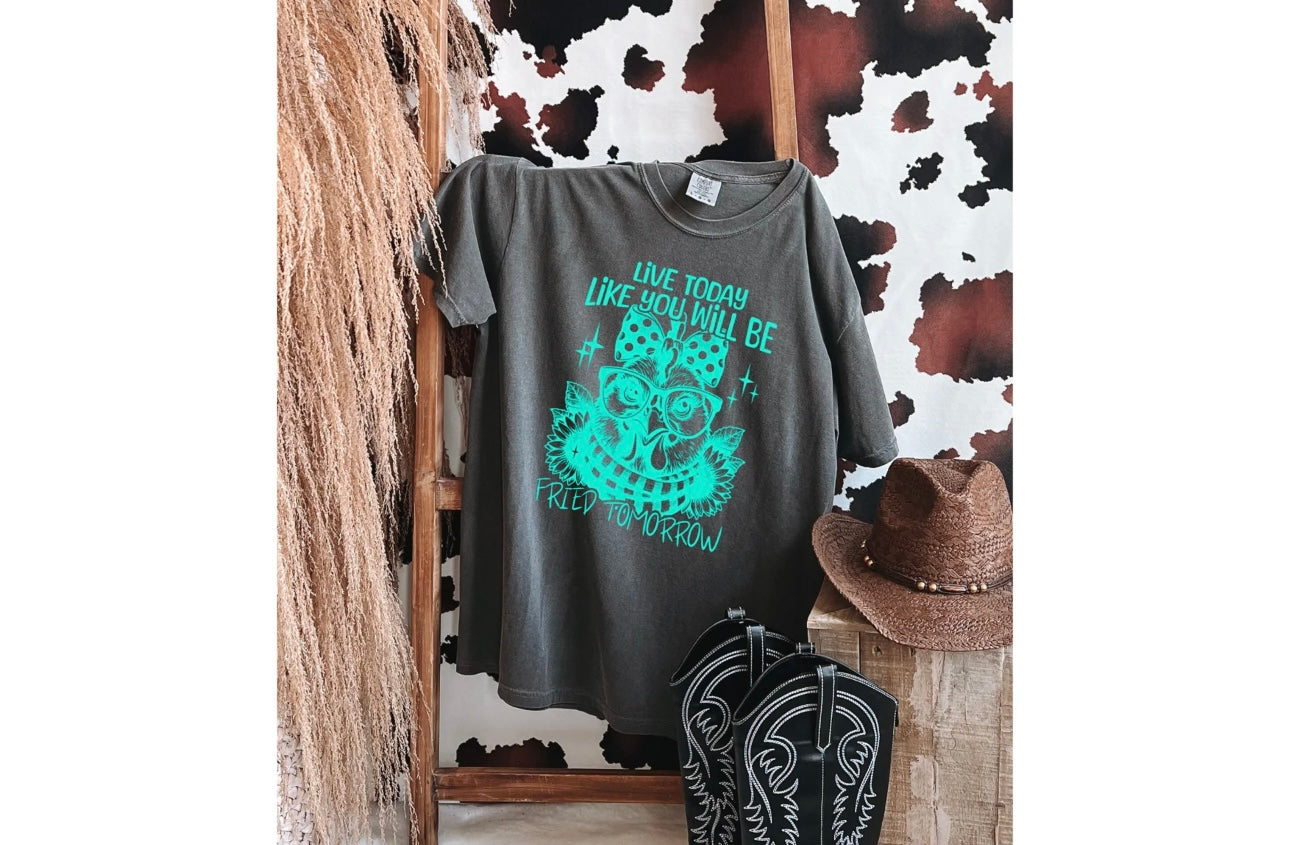 Live Today - SINGLE COLOR SCREEN PRINT