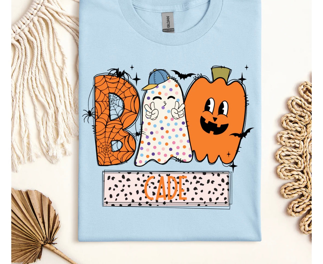 Custom Boys Halloween Ghost DTF Transfer Only