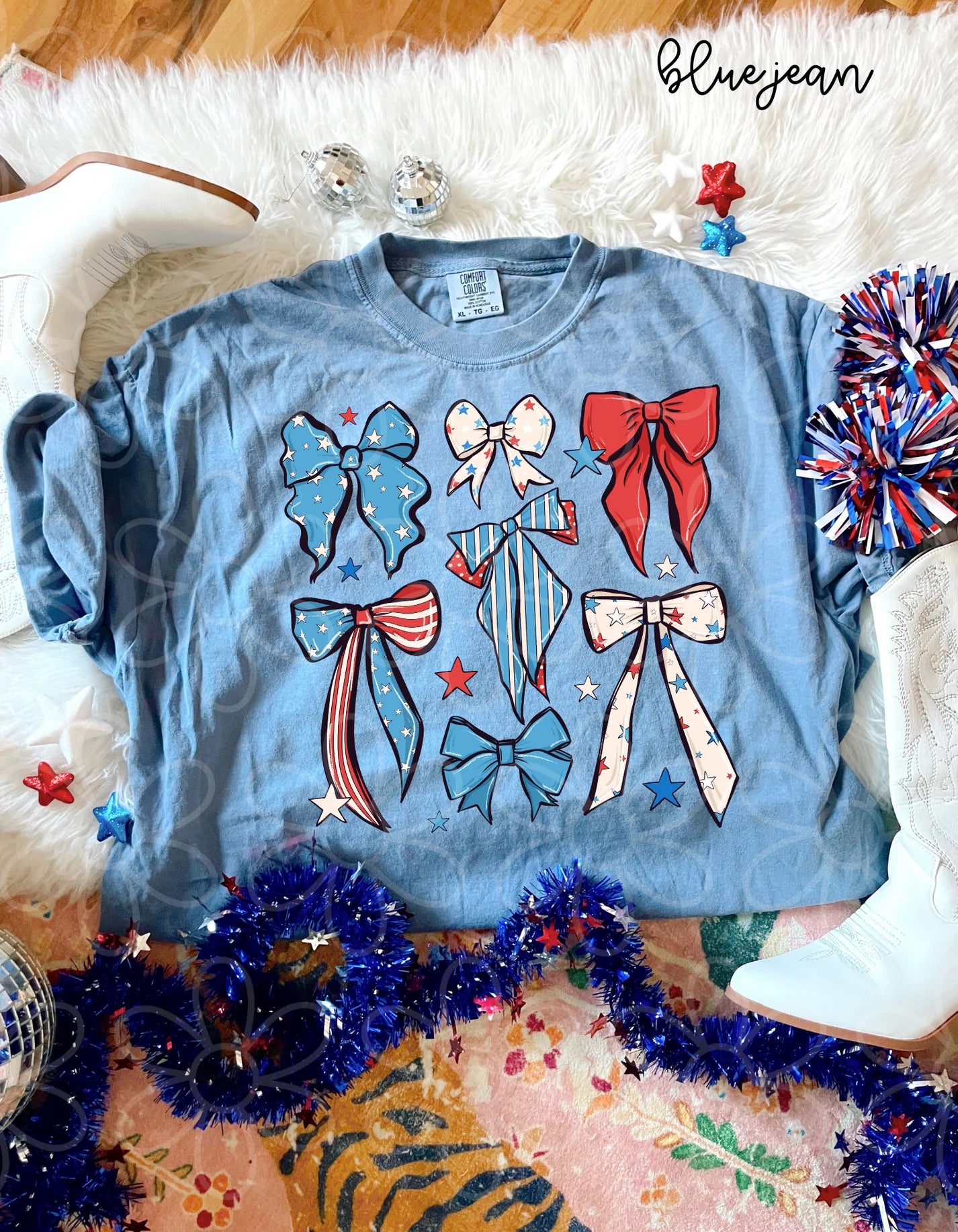 4th Of July Coquette Bows DTF Transfer