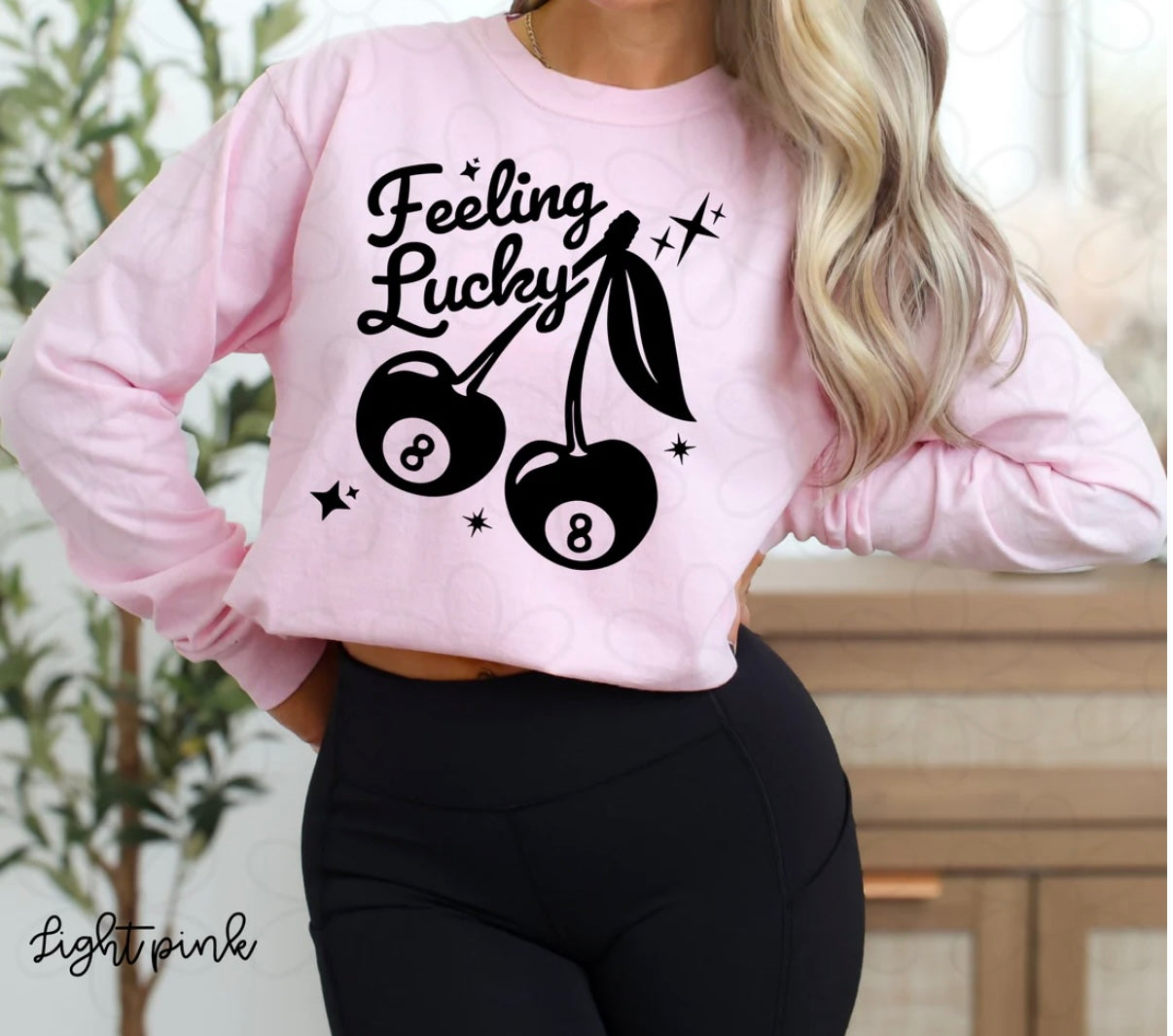 Feeling Lucky Cherries DTF Transfer