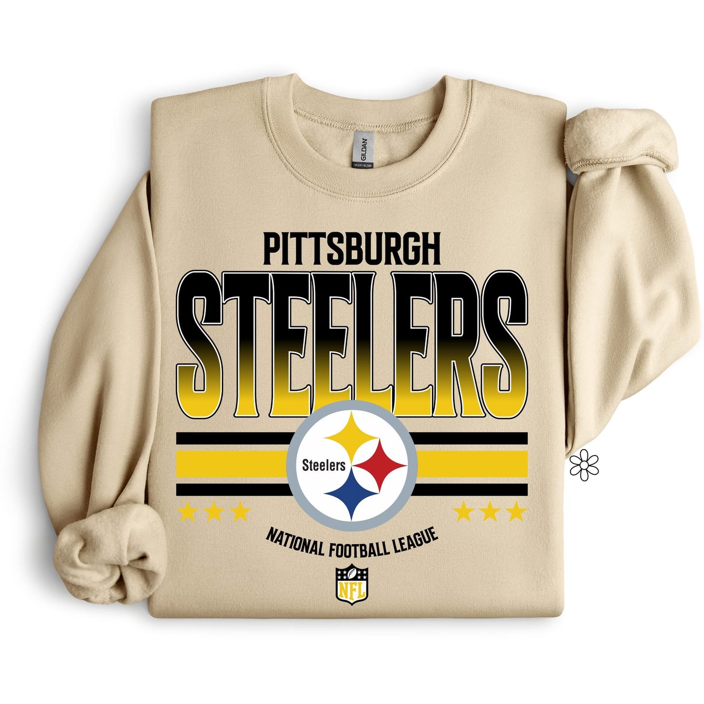 Retro Steelers DTF Transfer Only