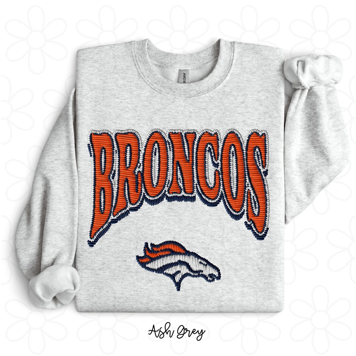 Faux Broncos DTF Transfer