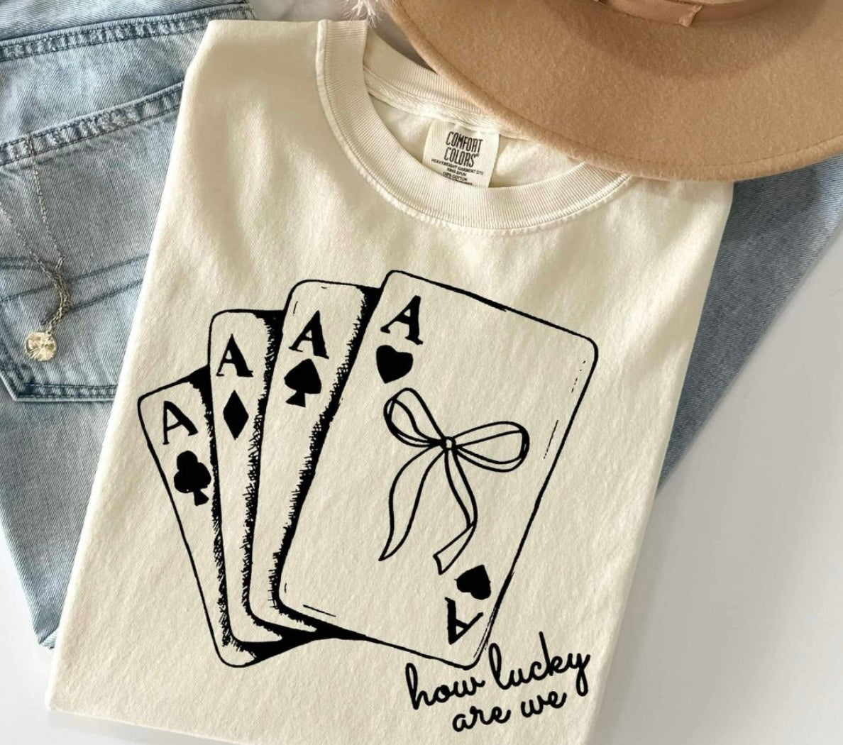 How Lucky are we DTF Transfer Only