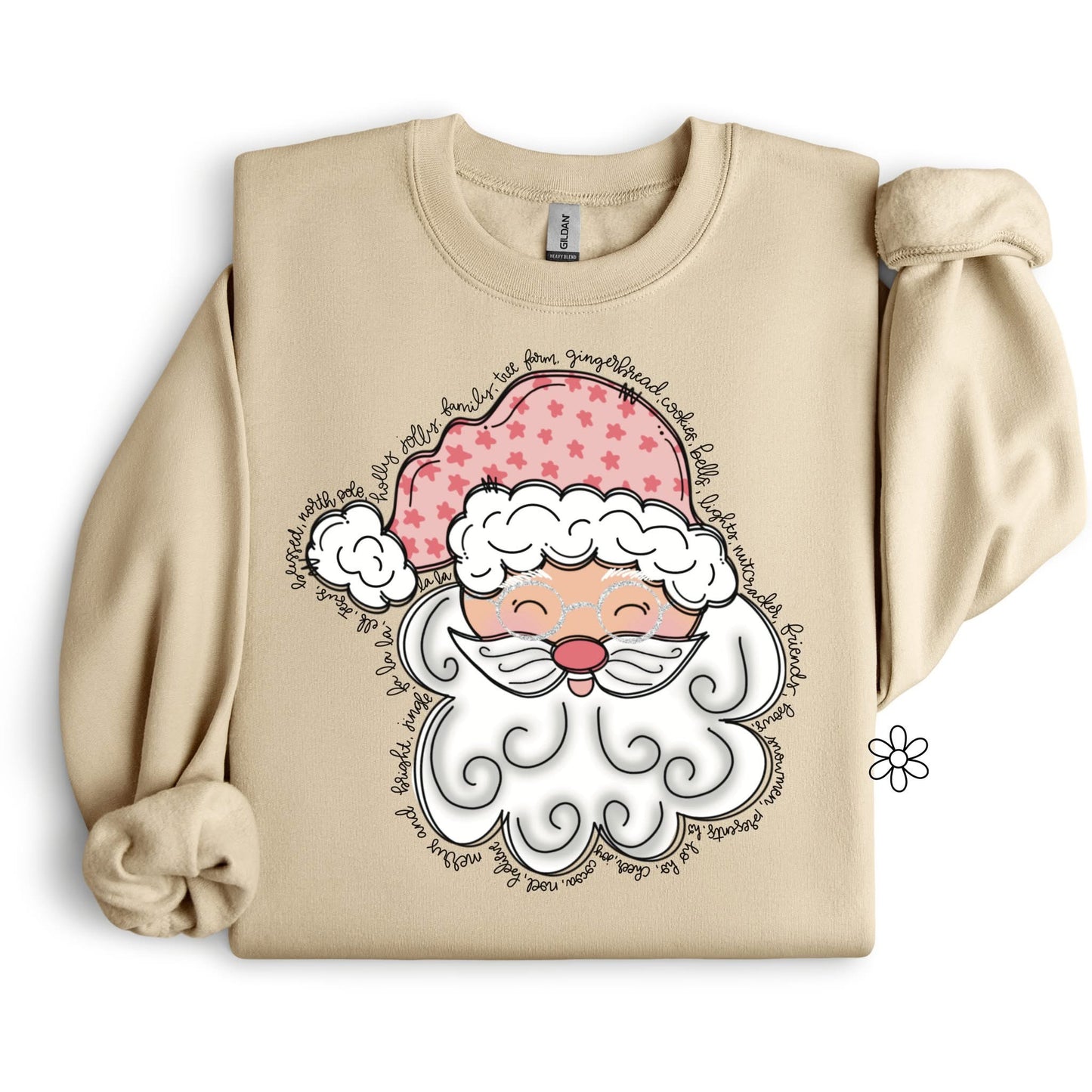 Cute Santa DTF Transfer Only