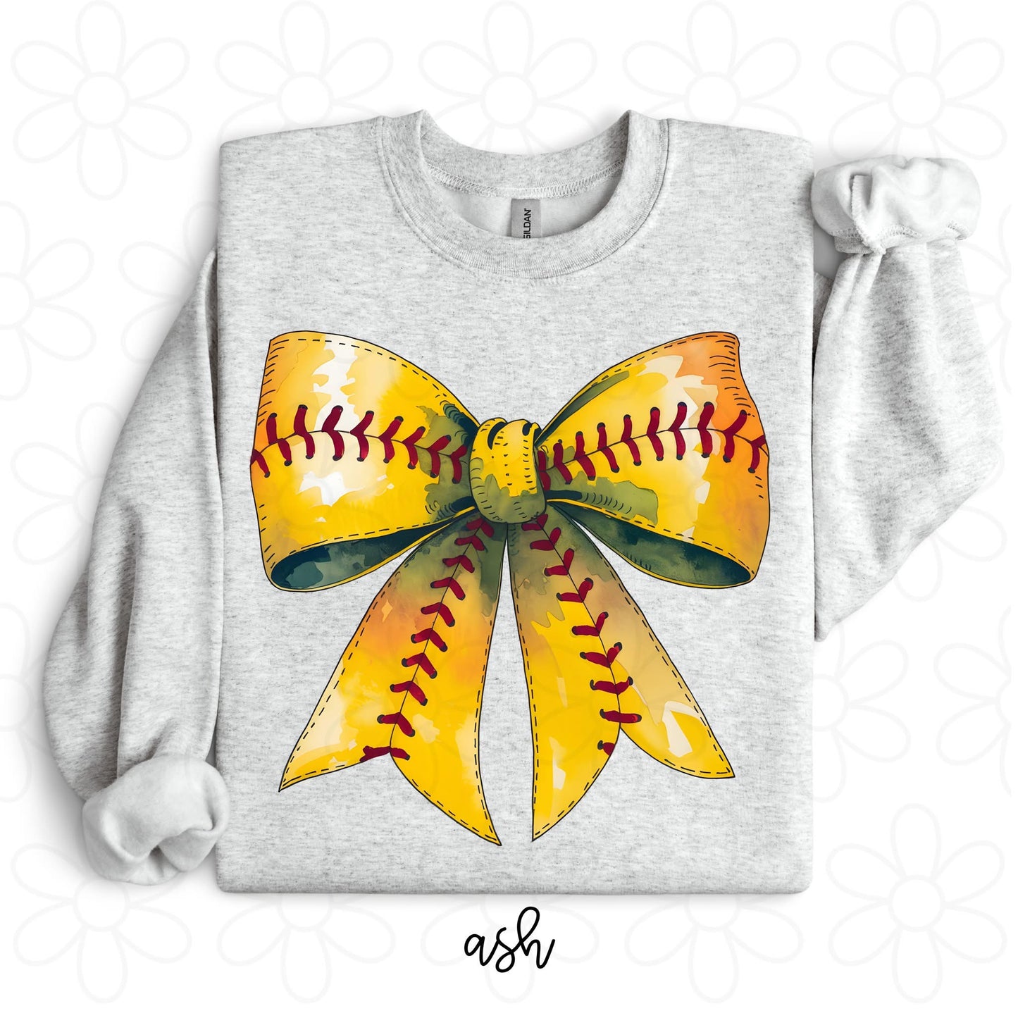 Softball Bow DTF Transfer