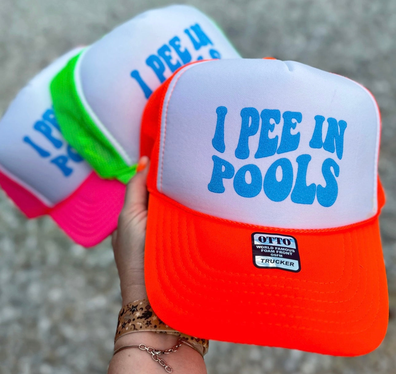I Pee In Pools Hat