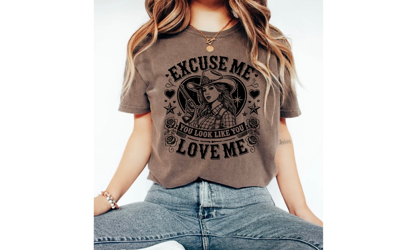 Excuse Me, You Look Like You Love Me - SINGLE COLOR SCREEN PRINT