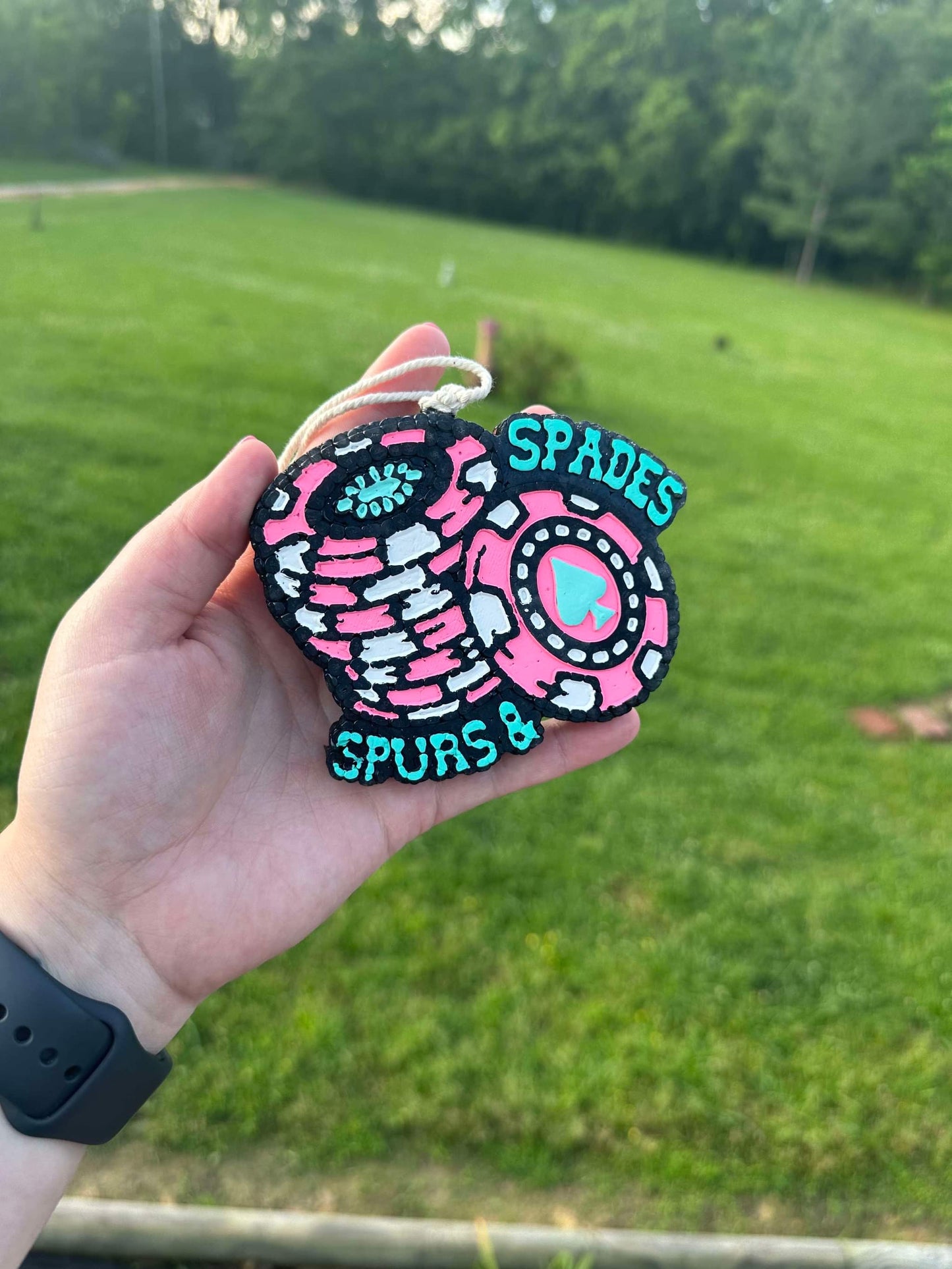 Spurs Spades & Chips Car Freshie