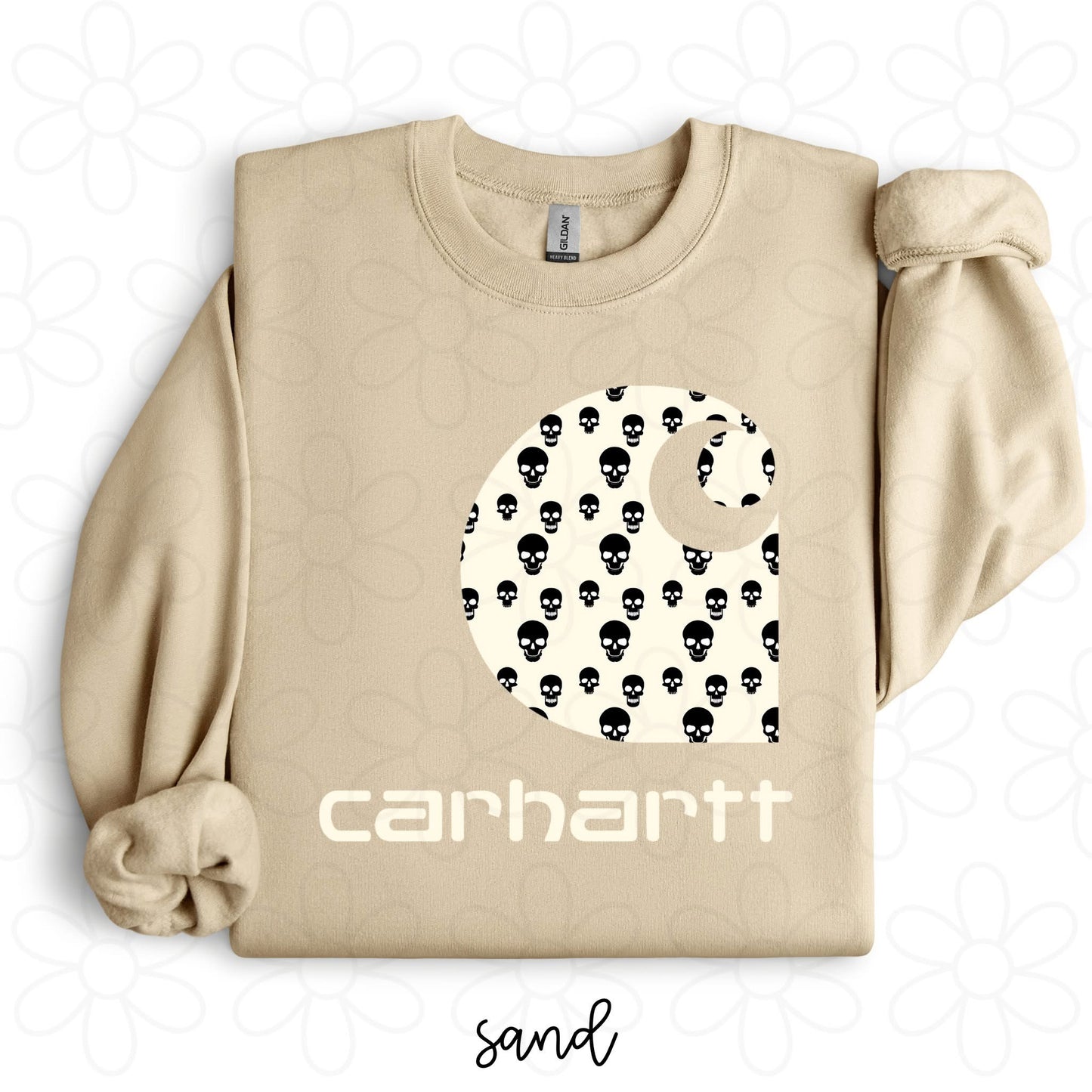 Carhartt Skulls DTF Transfer