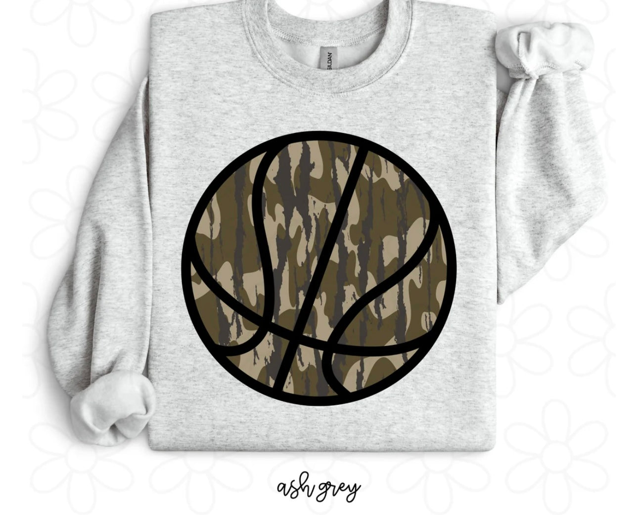 Camo Basketball DTF Transfer
