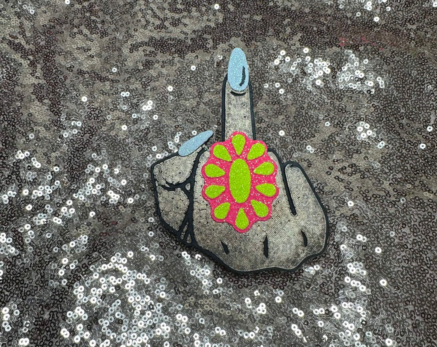 Western Glam Middle Finger Car Freshie