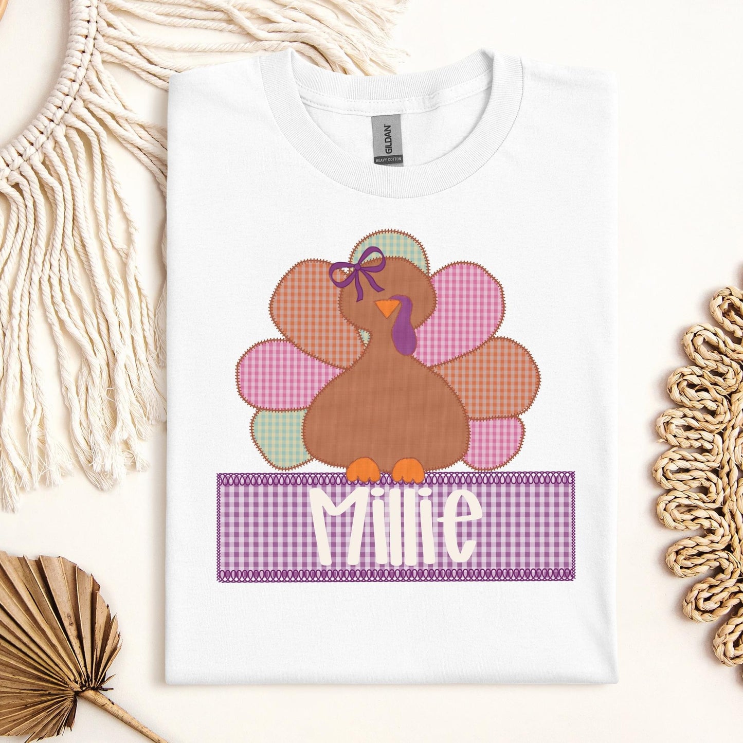 Girls Customized Turkey Tee