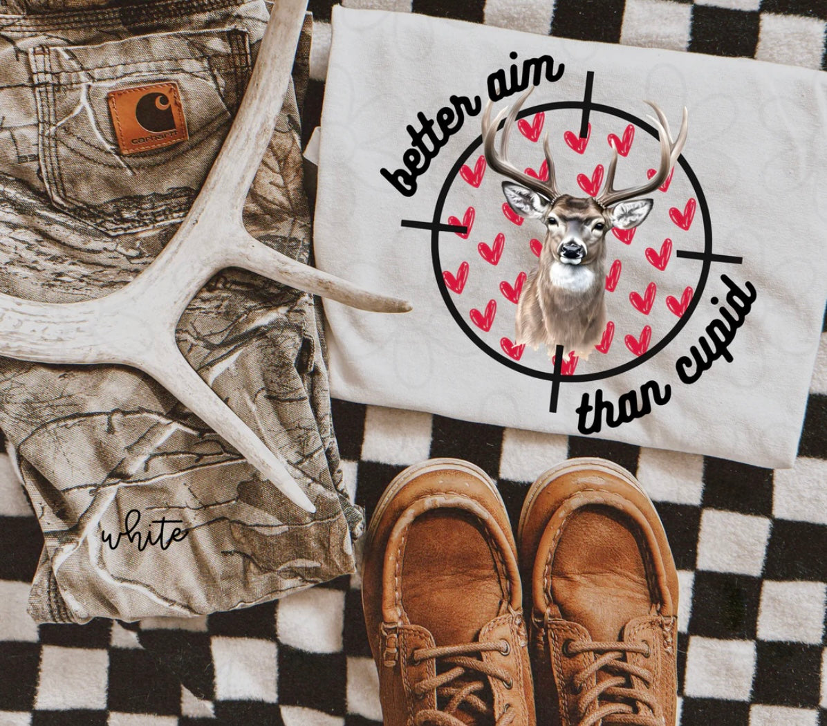 Better Aim Than Cupid DTF Transfer