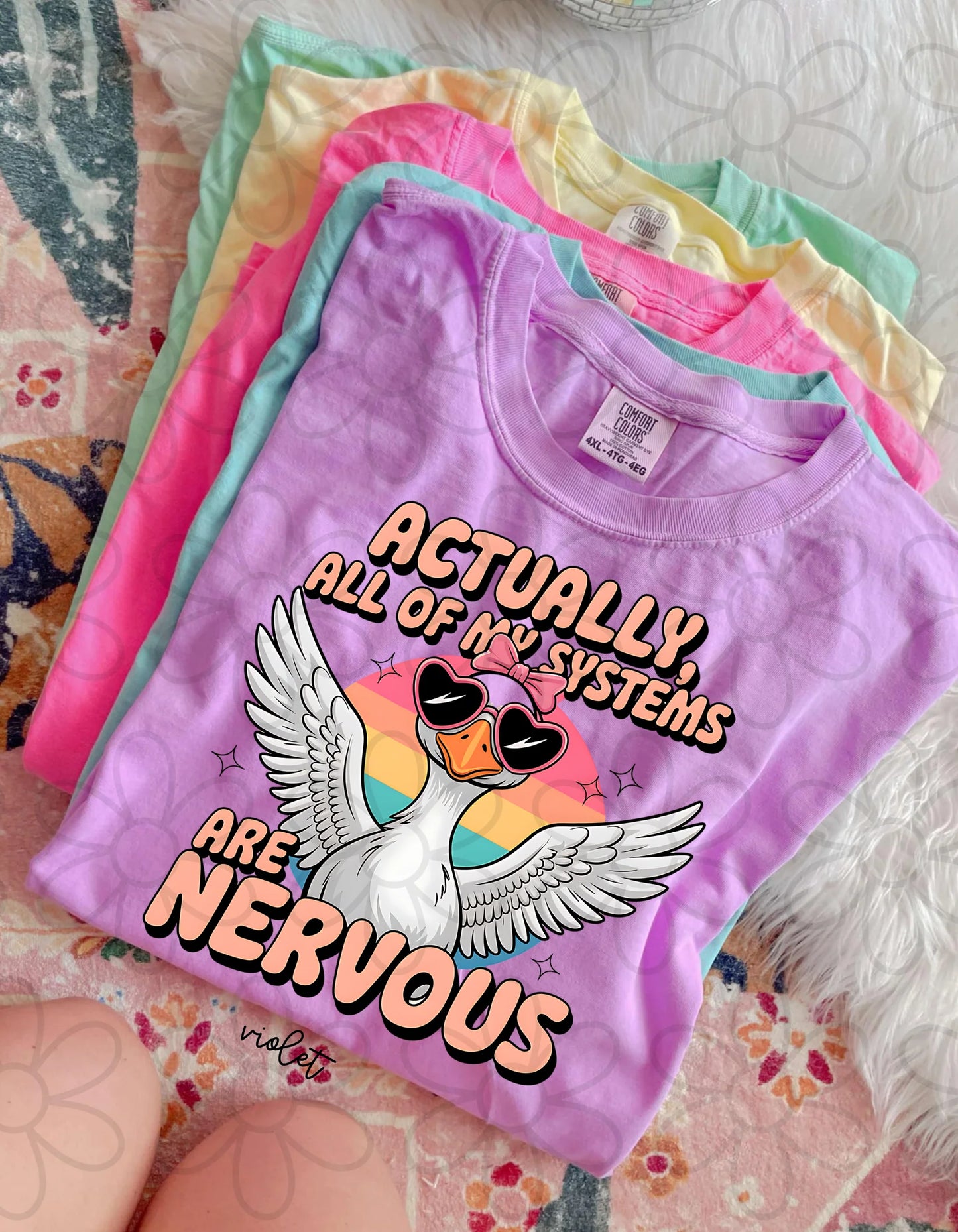 Actually All Of My Systems Are Nervous DTF Transfer