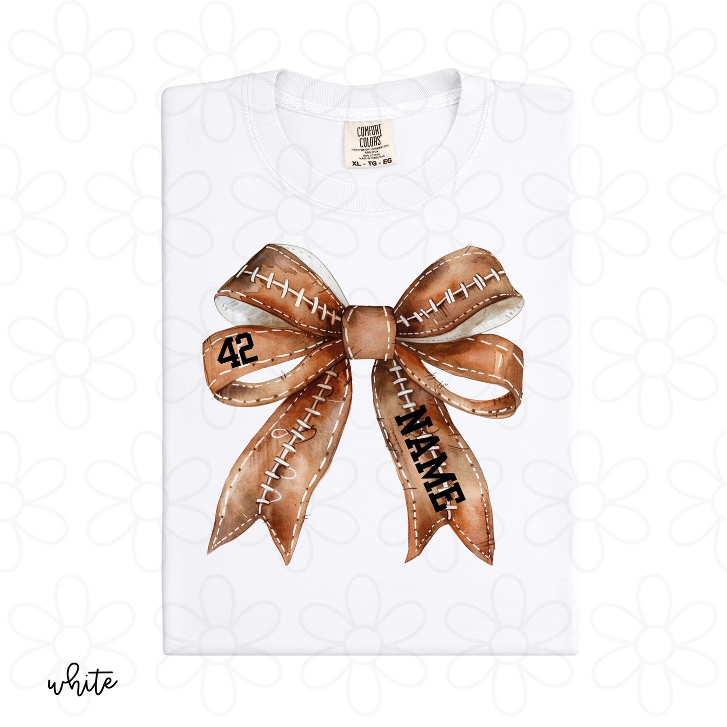 Customized Sports Bow Tee