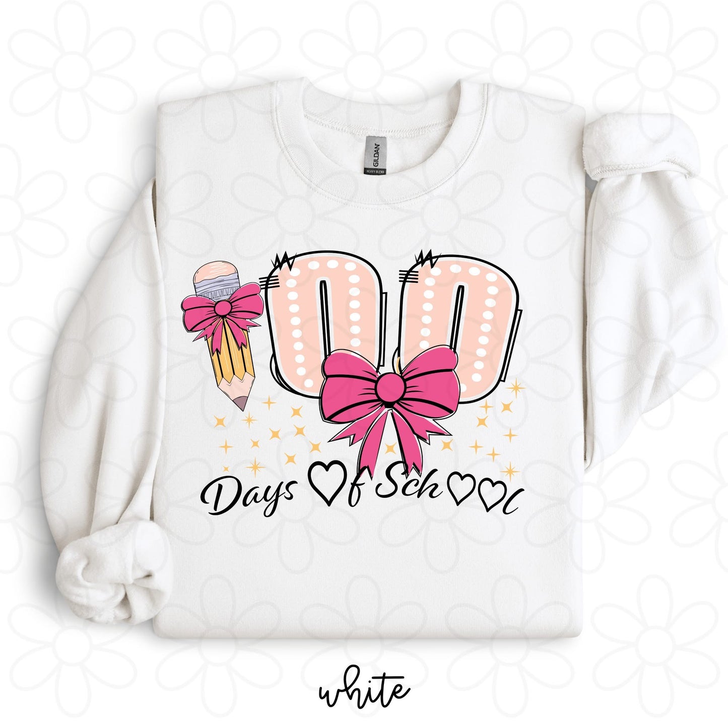 100 Days Of School Stars DTF Transfer