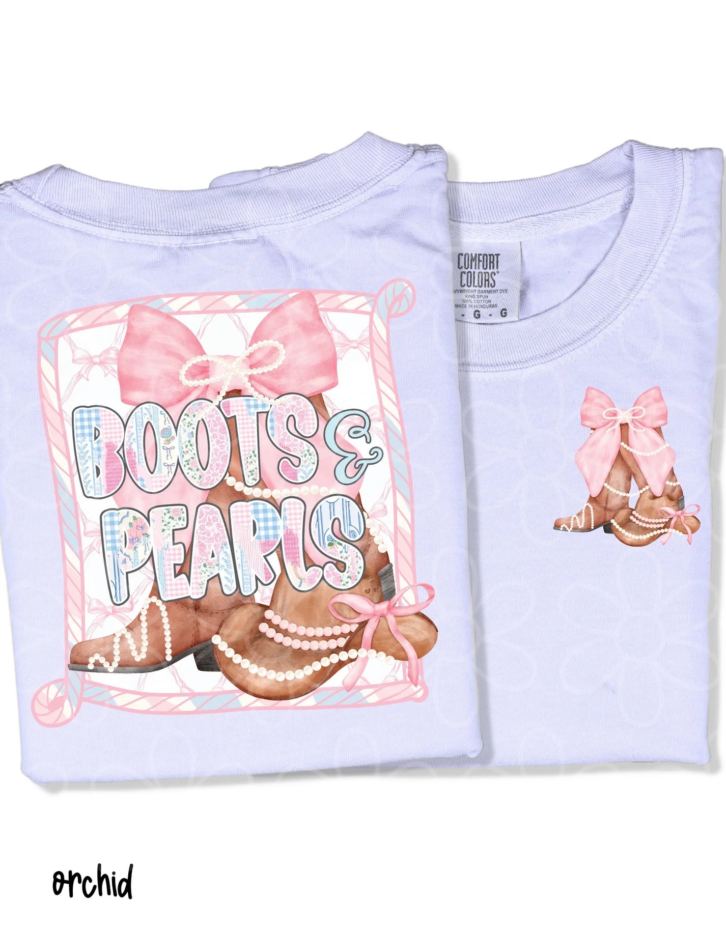 Boots & Pearls DTF Transfer