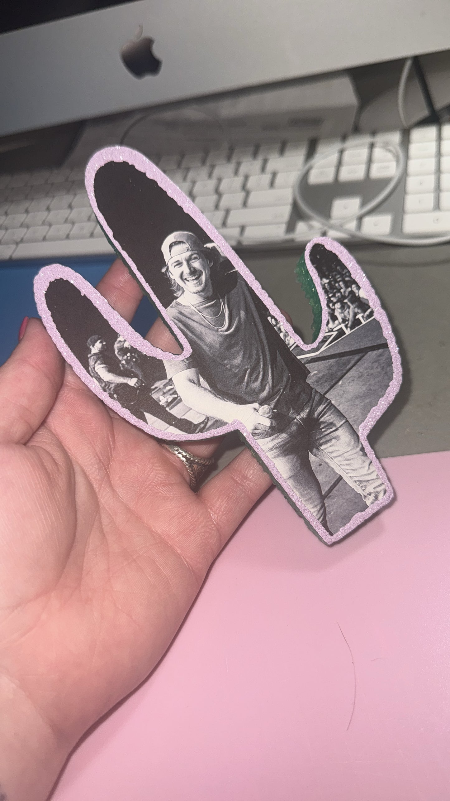 Large Cactus Car Freshie