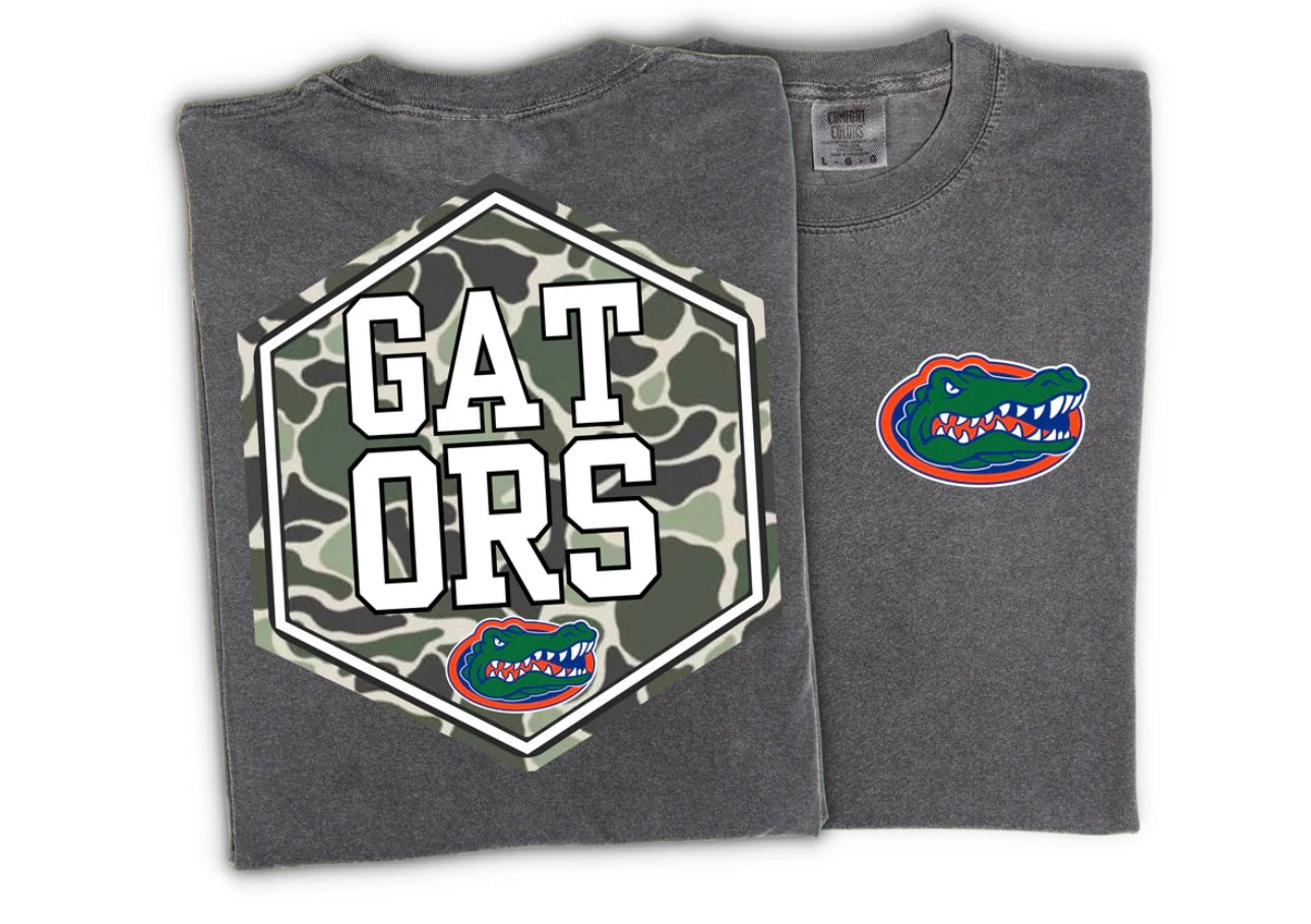 Camo FL Gators DTF Transfer Only