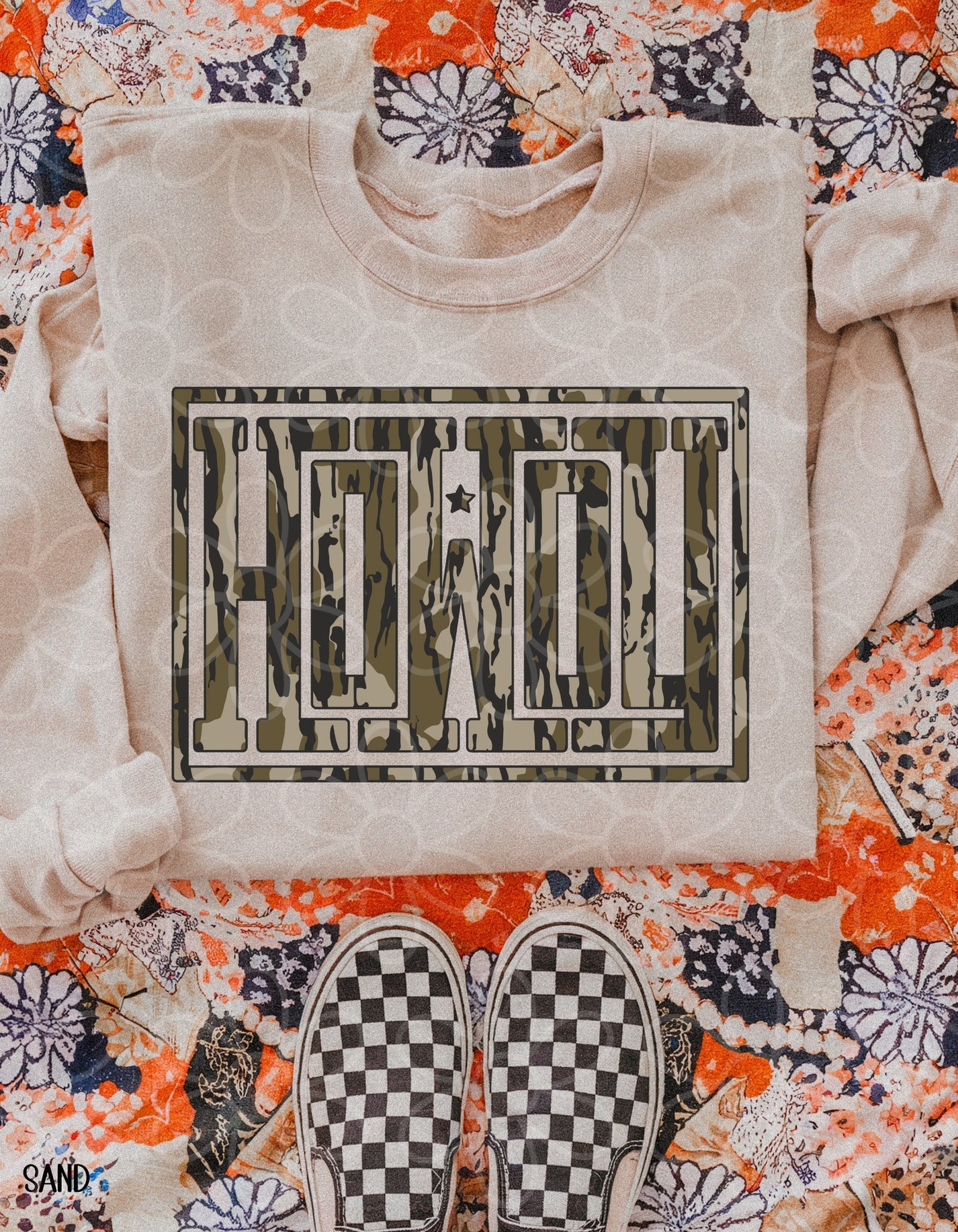 Camo Howdy DTF Transfer