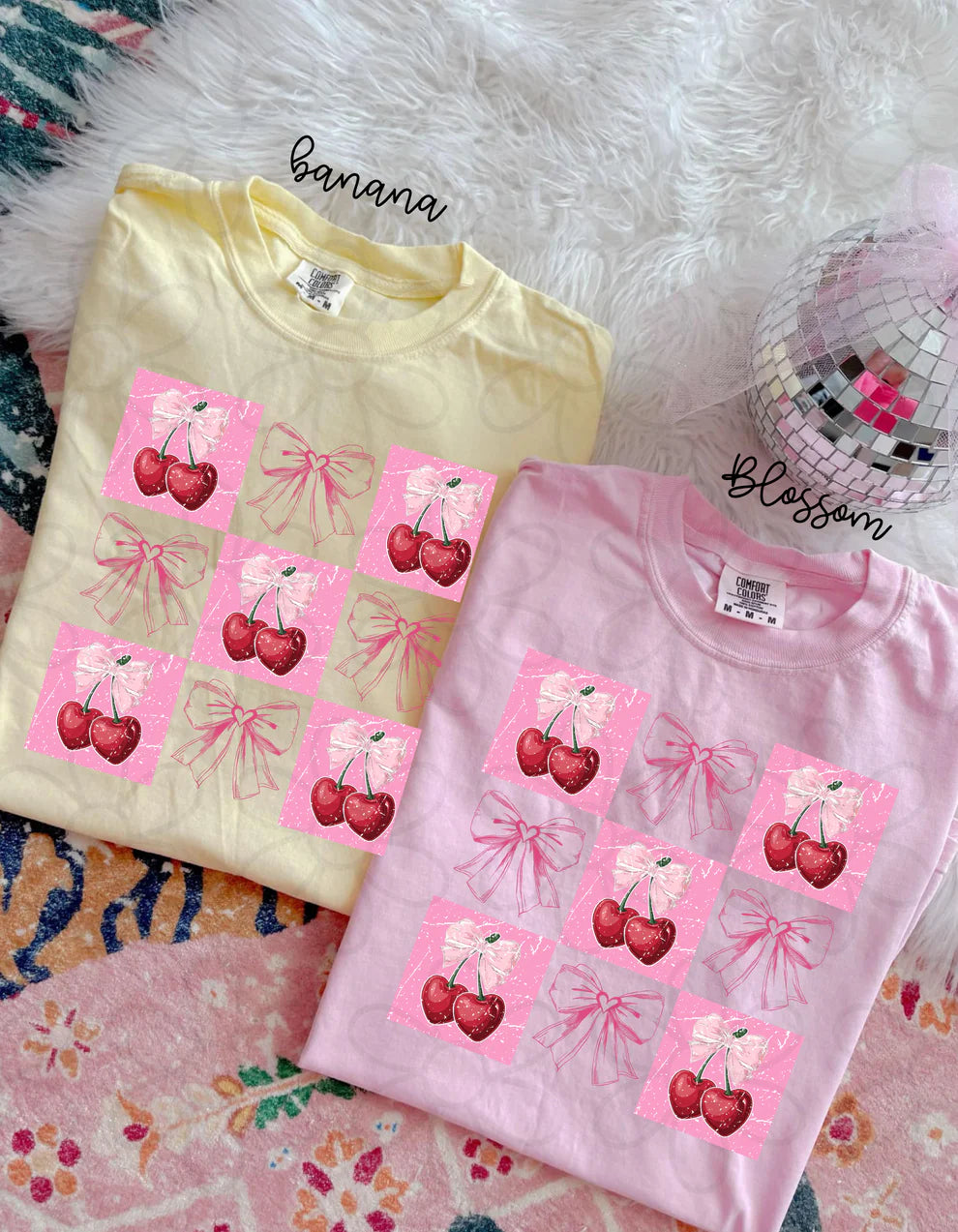 Cherry Bow Coquette DTF Transfer