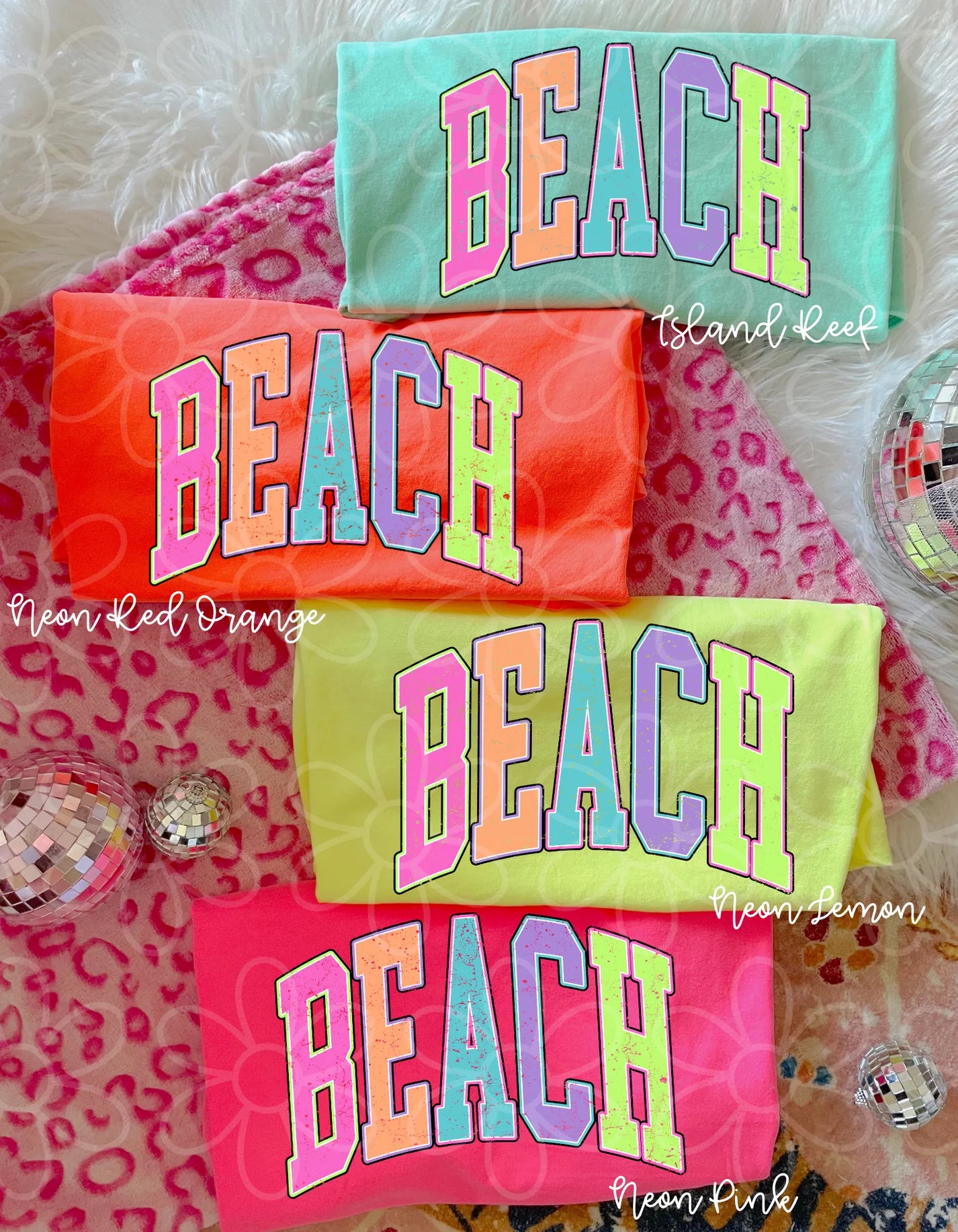 Colorful Varsity Summer Tees