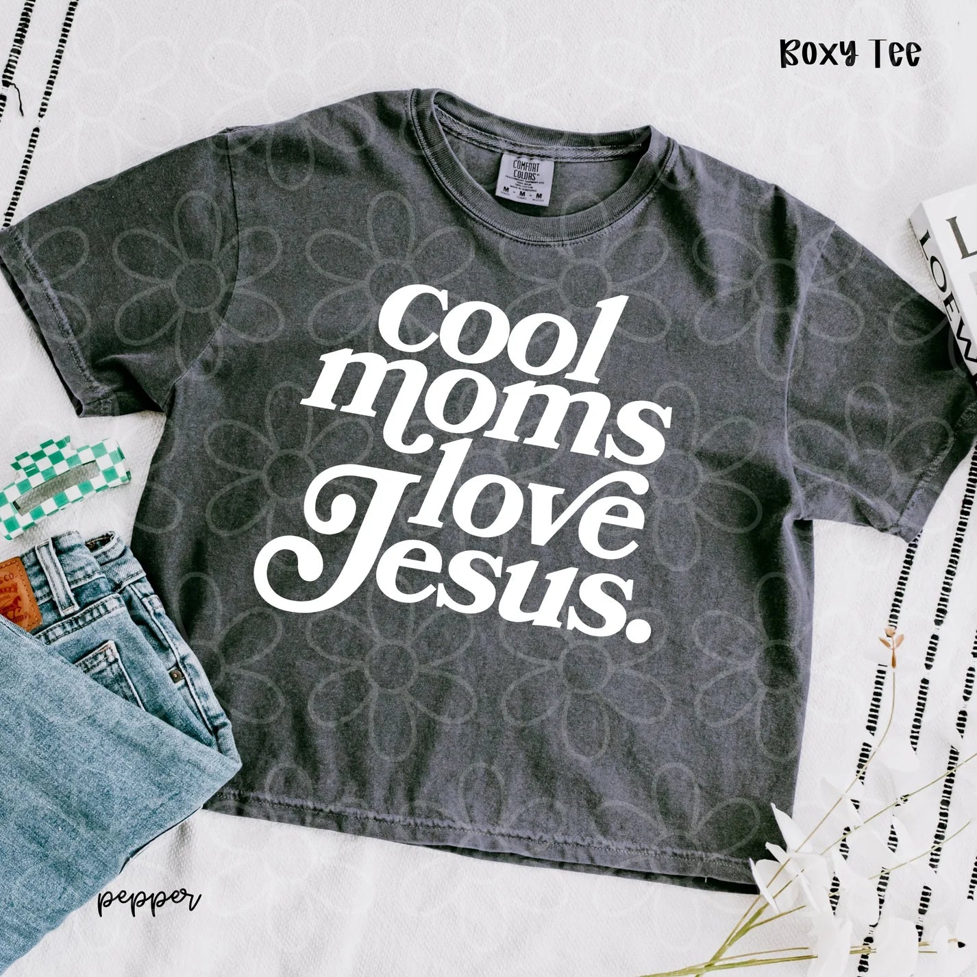 Cool Moms Love Jesus DTF Transfer