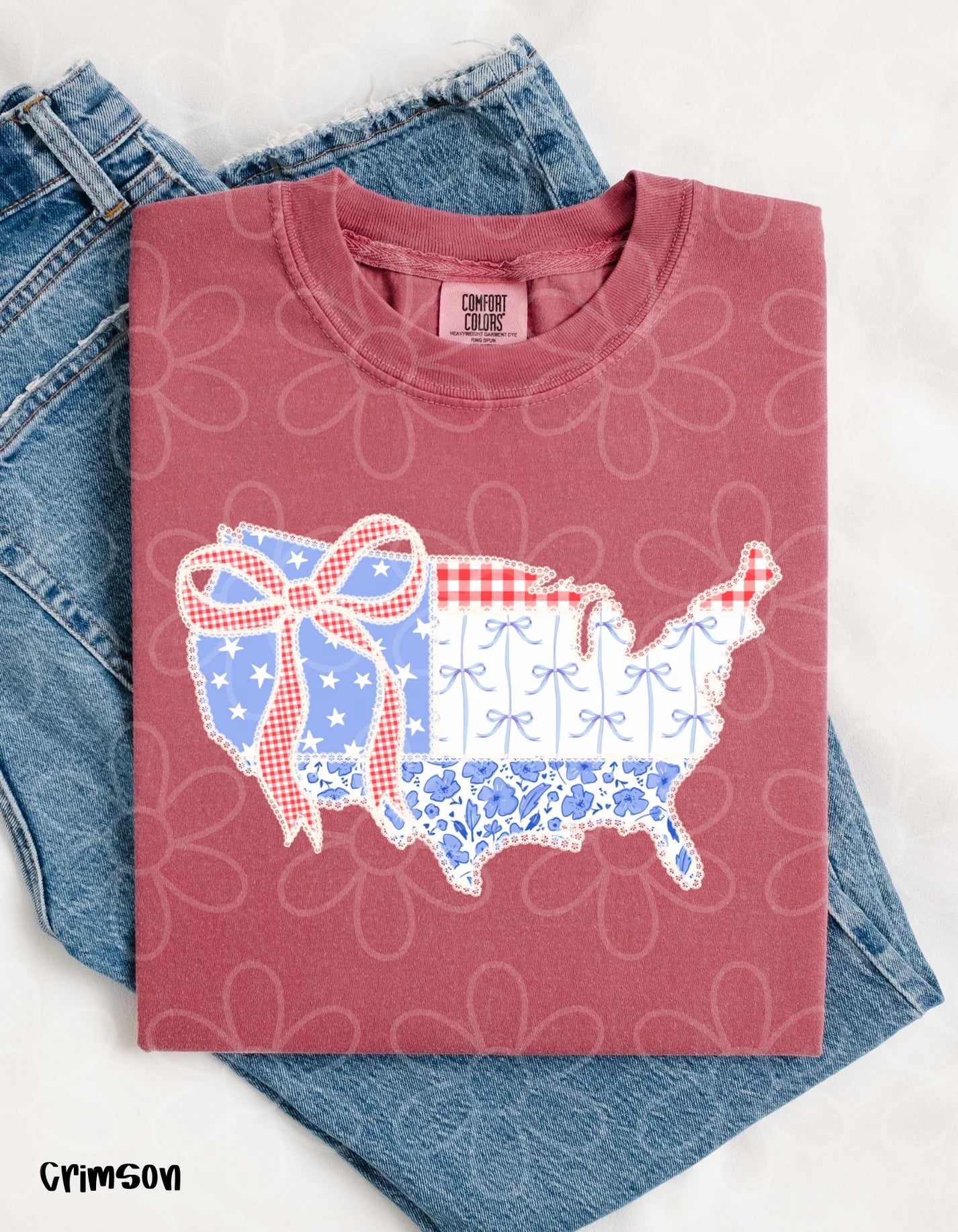 Coquette Patch USA DTF Transfer