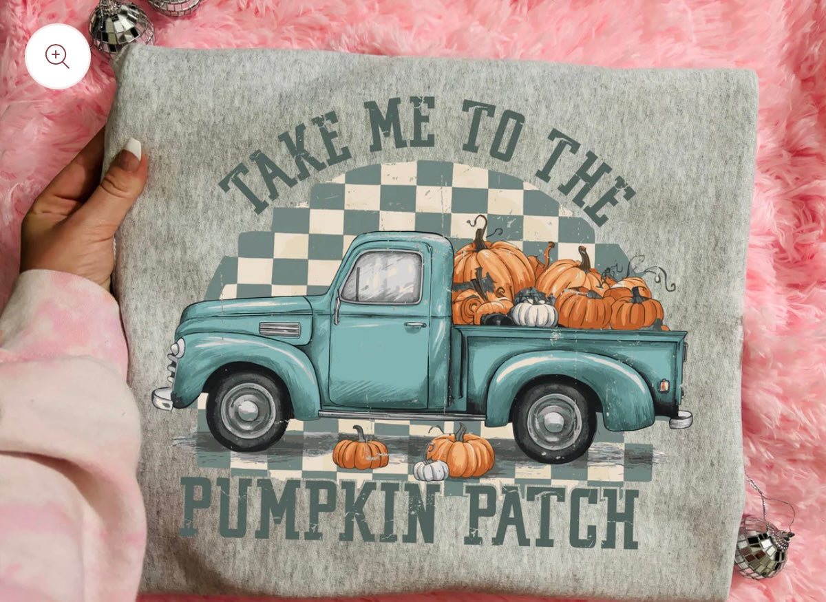 Take Me To The Pumpkin Patch DTF Transfer Only