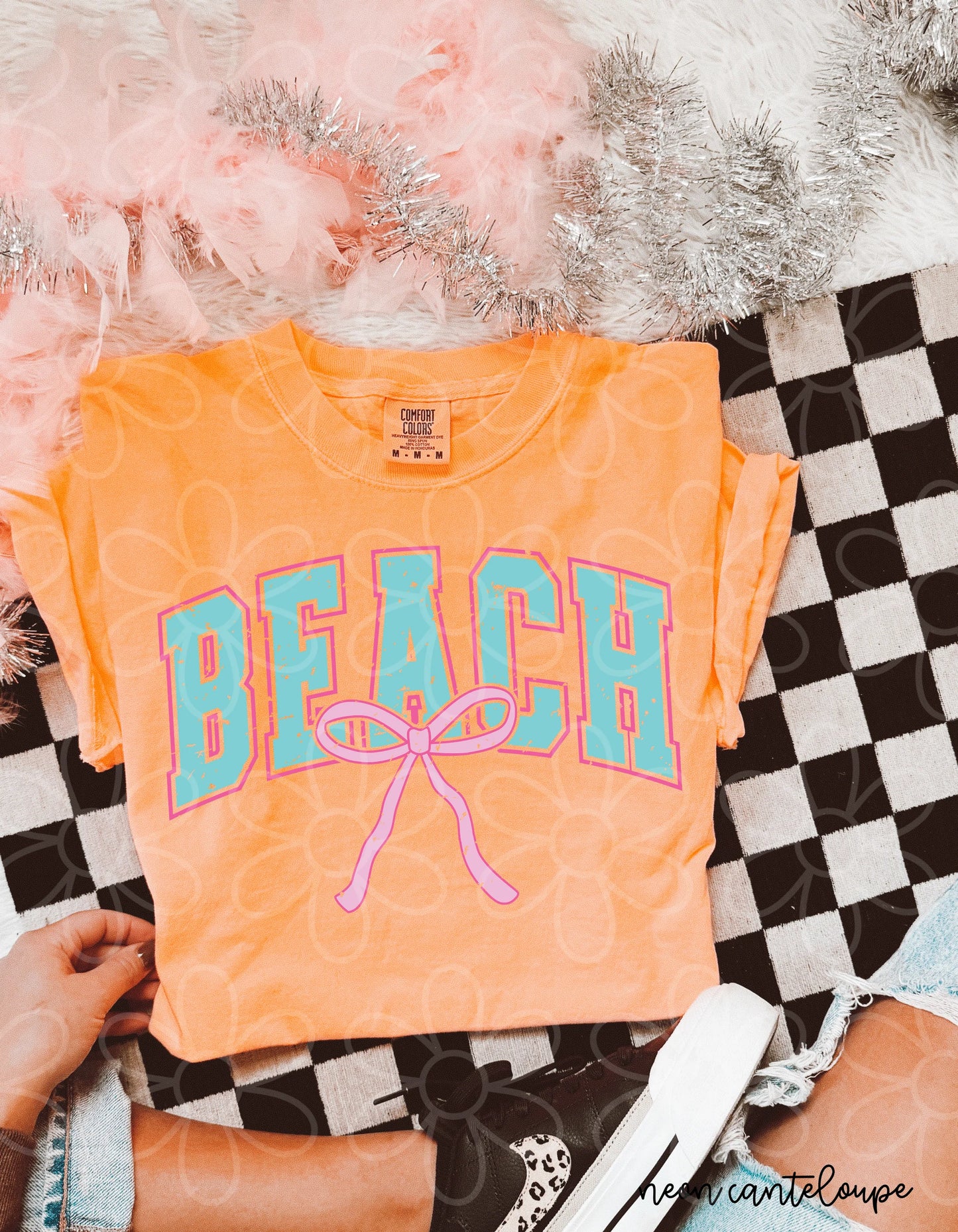 Distressed Coquette Beach DTF Transfer