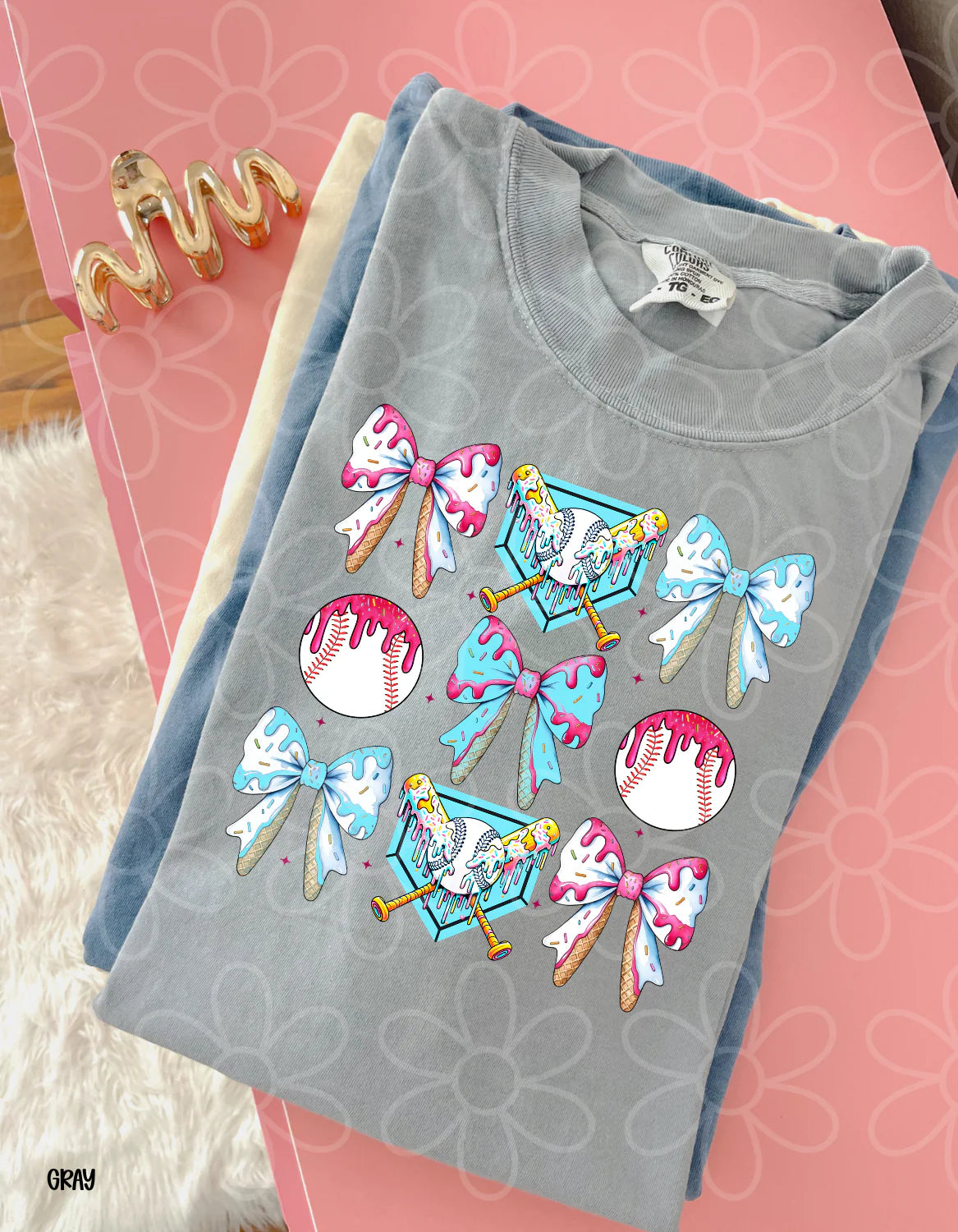 Drip Baseball Coquette DTF Transfer