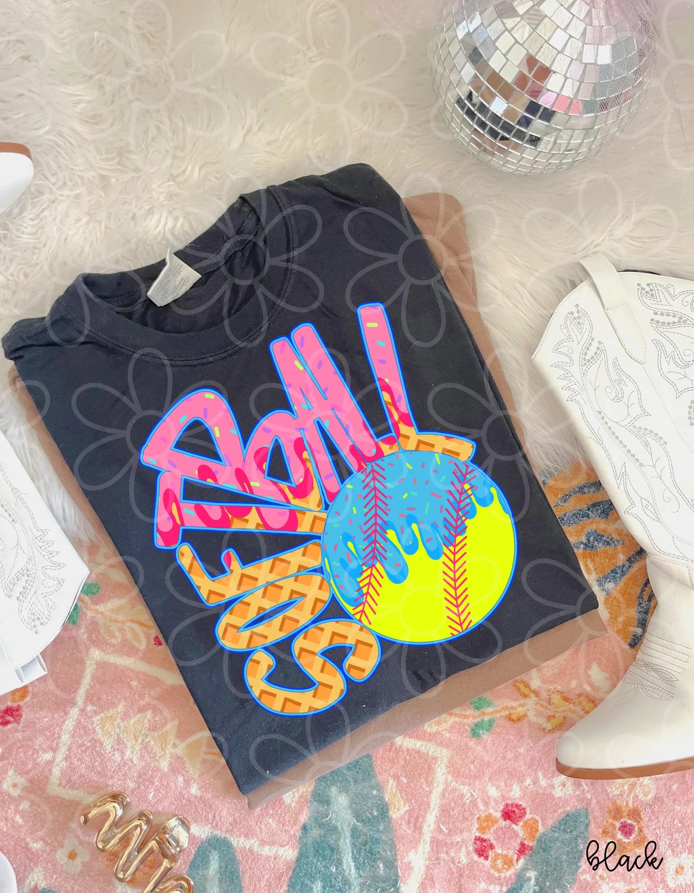 Drip Softball DTF Transfer