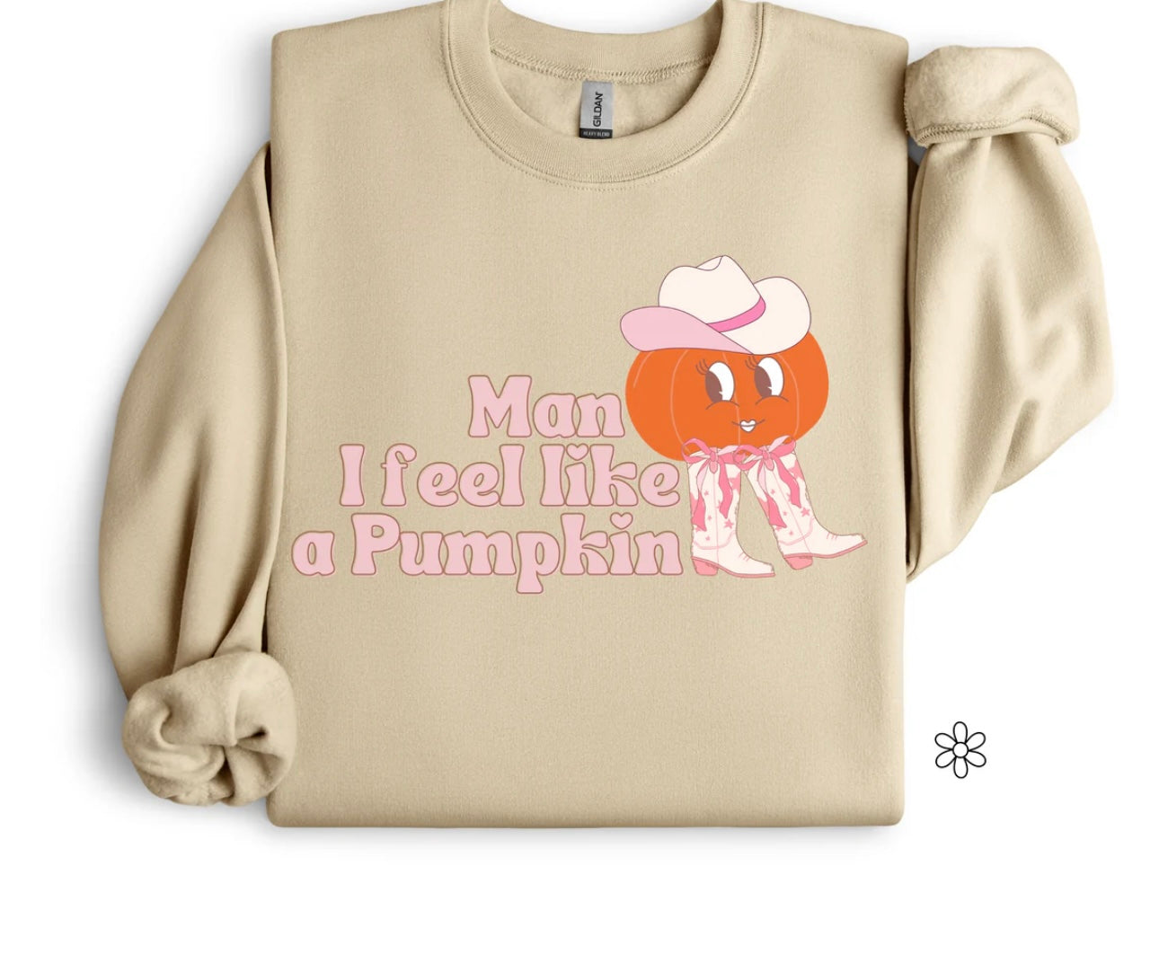 Man I Feel Like a Pumpkin DTF Transfer Only