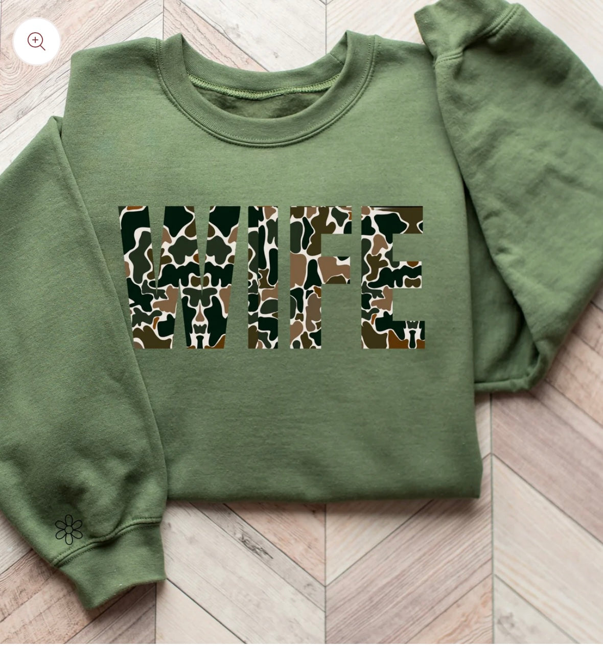 Camo Wife DTF Transfer Only