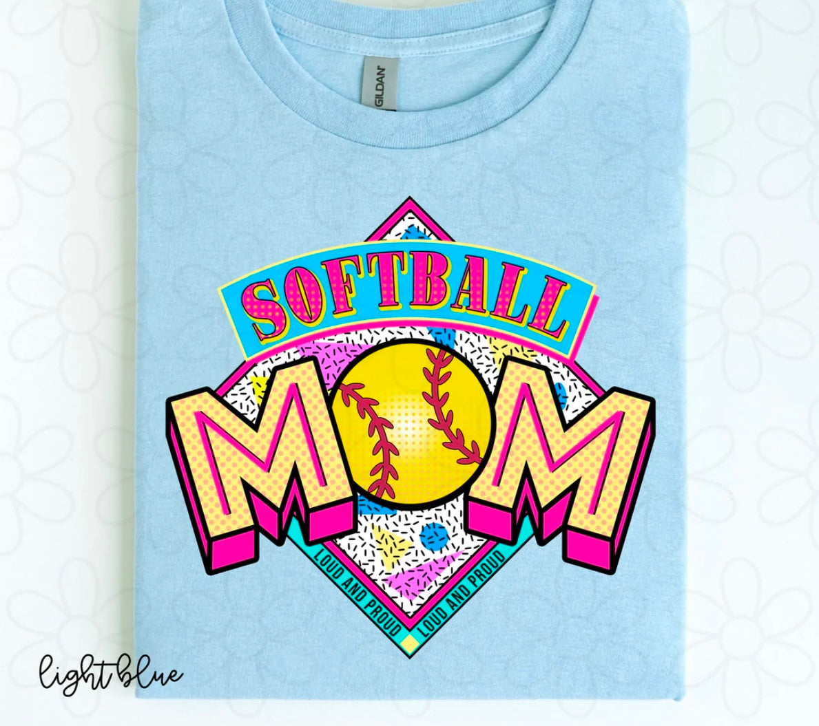 Softball Mom DTF Transfer