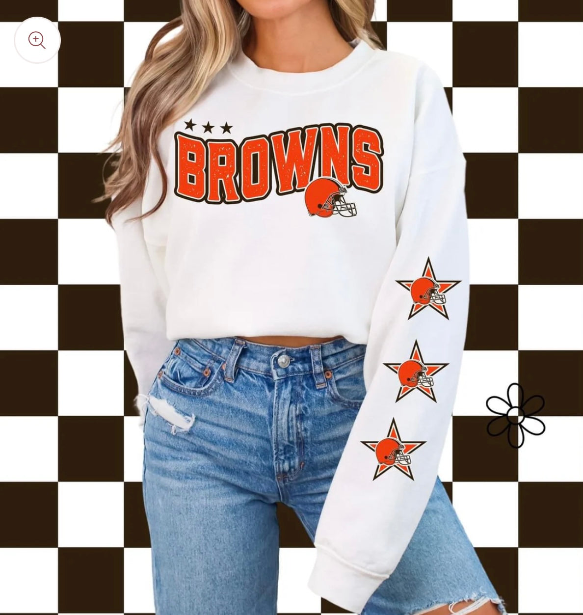‘Browns’ Star Sleeves ⭐️ DTF Transfer